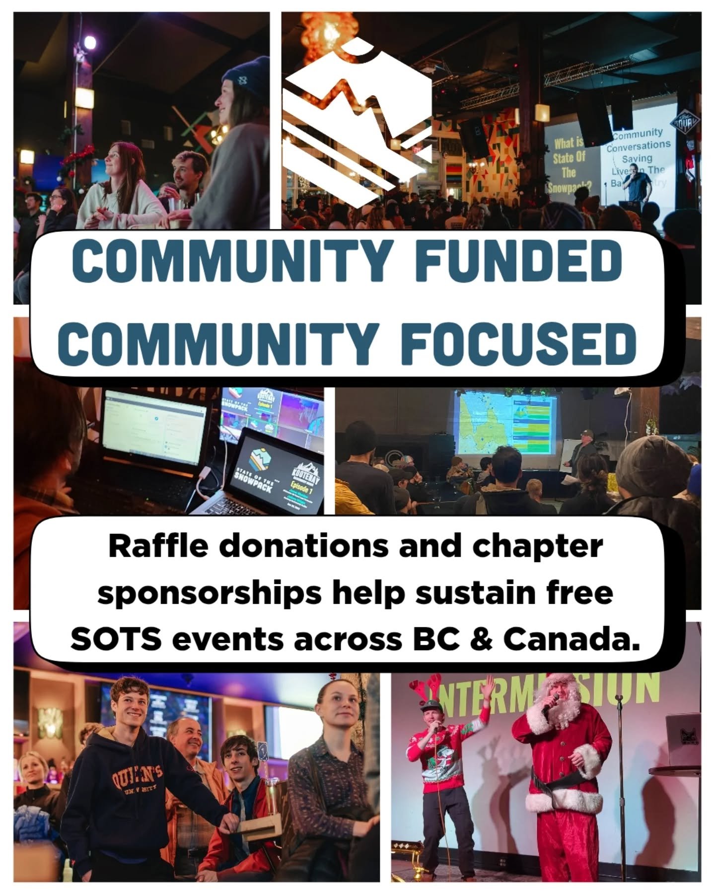 Calling all local businesses! Each winter, SOTS hosts free avalanche awareness events that bring communities together to share knowledge and keep people safe in the backcountry.
These events are only possible thanks to the support of businesses like