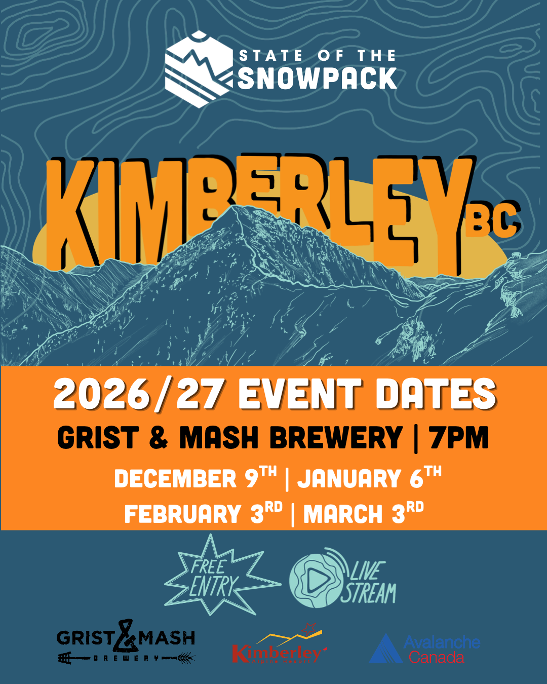 SOTS Kimberley - 2026/27 event dates