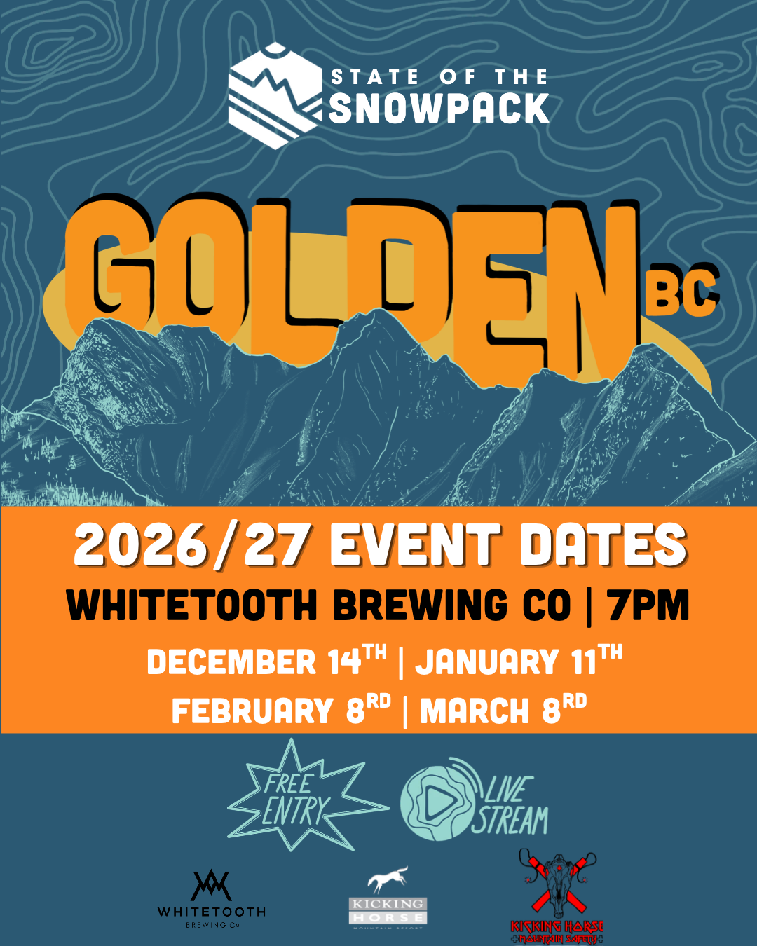 SOTS Golden - 2026/27 event dates