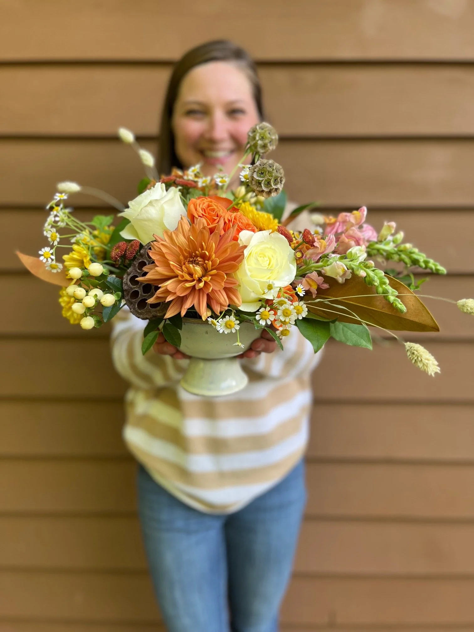 For Floral Sake Flower Class Duluth Minnesota Ciders and Centerpieces Thanksgiving Beth.jpg