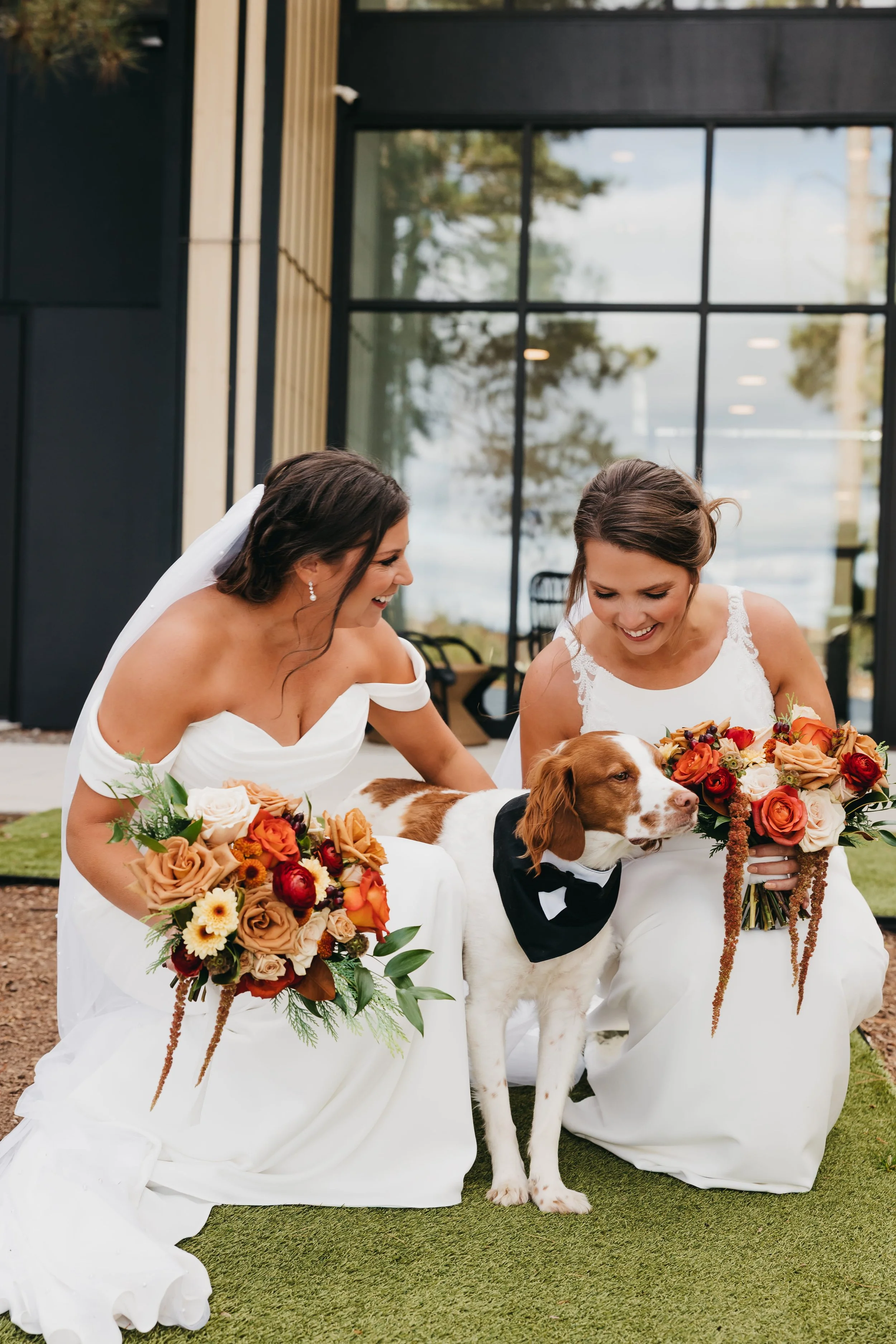 two-brides-with-dog-bouquets-outdoor-nisswa-mn-wedding.jpg.jpg