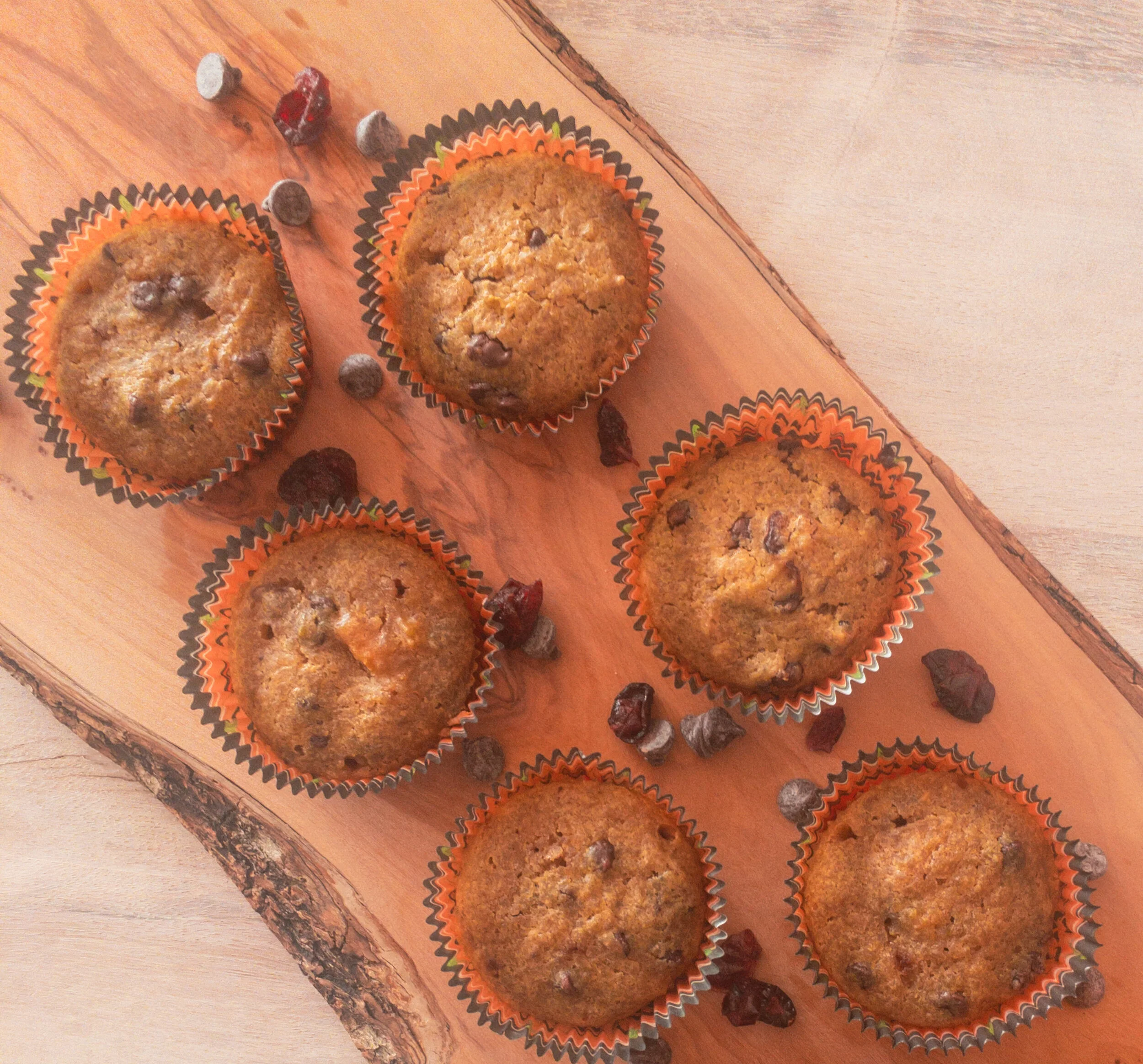 Pumpkin Cranberry Muffins
