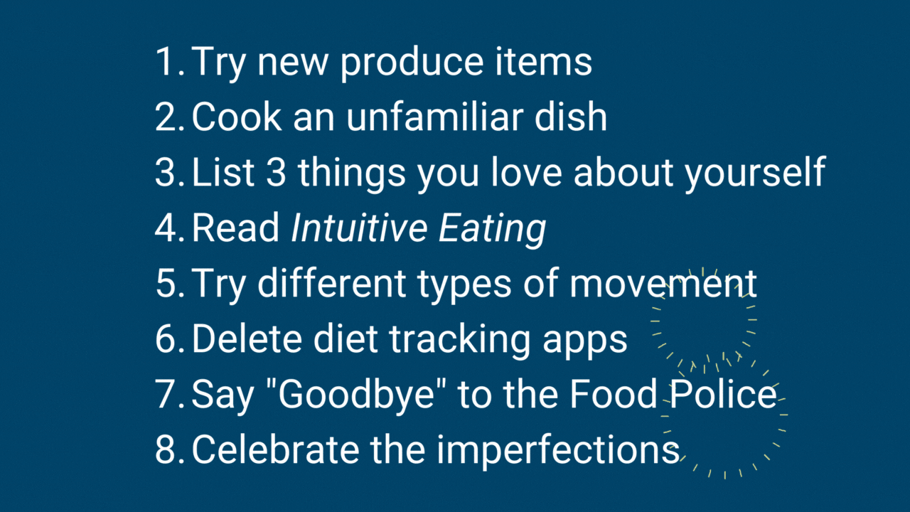 Trust Your Gut - Eat for Satisfaction  Take Back New Year’s Resolutions