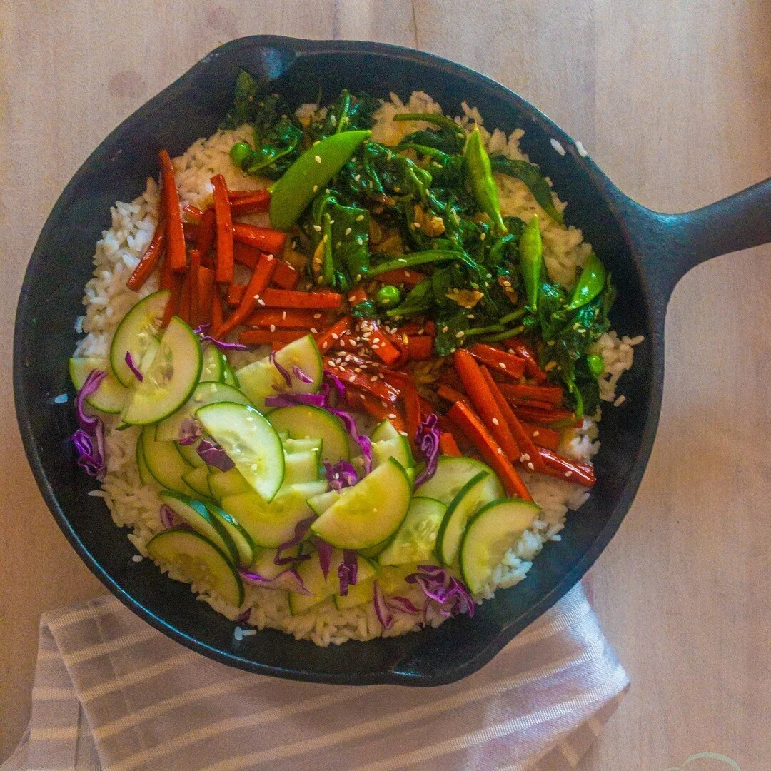 Bibimbap is a delicious, versatile meal that you can customize with your favorite toppings every time you make it!  This is the joy of culinary adventures and expressing your creativity with food. Master the skill and then use the skill in new, fun w
