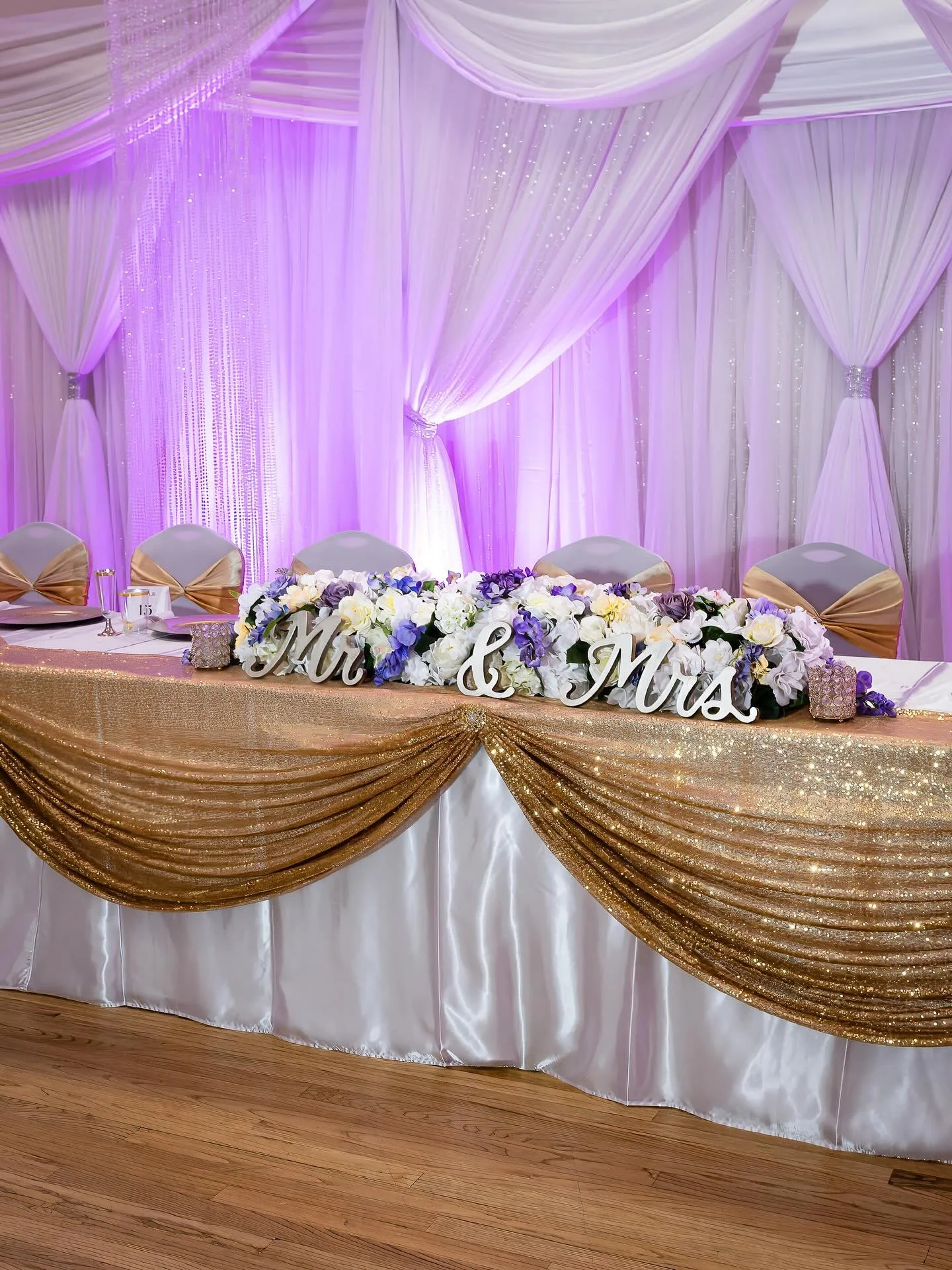 Golden Anniversary 50 years of devotion #love#marylandwedding #marylandweddingvenue #backyard wedding #goldenanniversary #cherryhillpark #ballroom