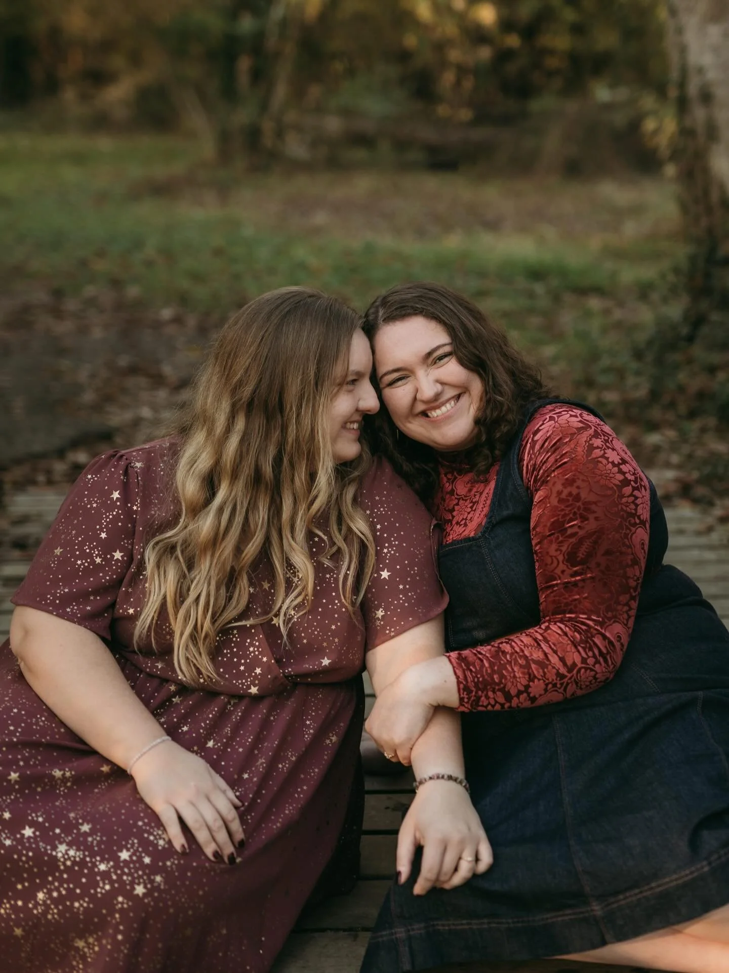 The sweetest fall engagement session 🥹 so excited for @hphil365 &amp; @ameliablake08&rsquo;s wedding in the spring!
