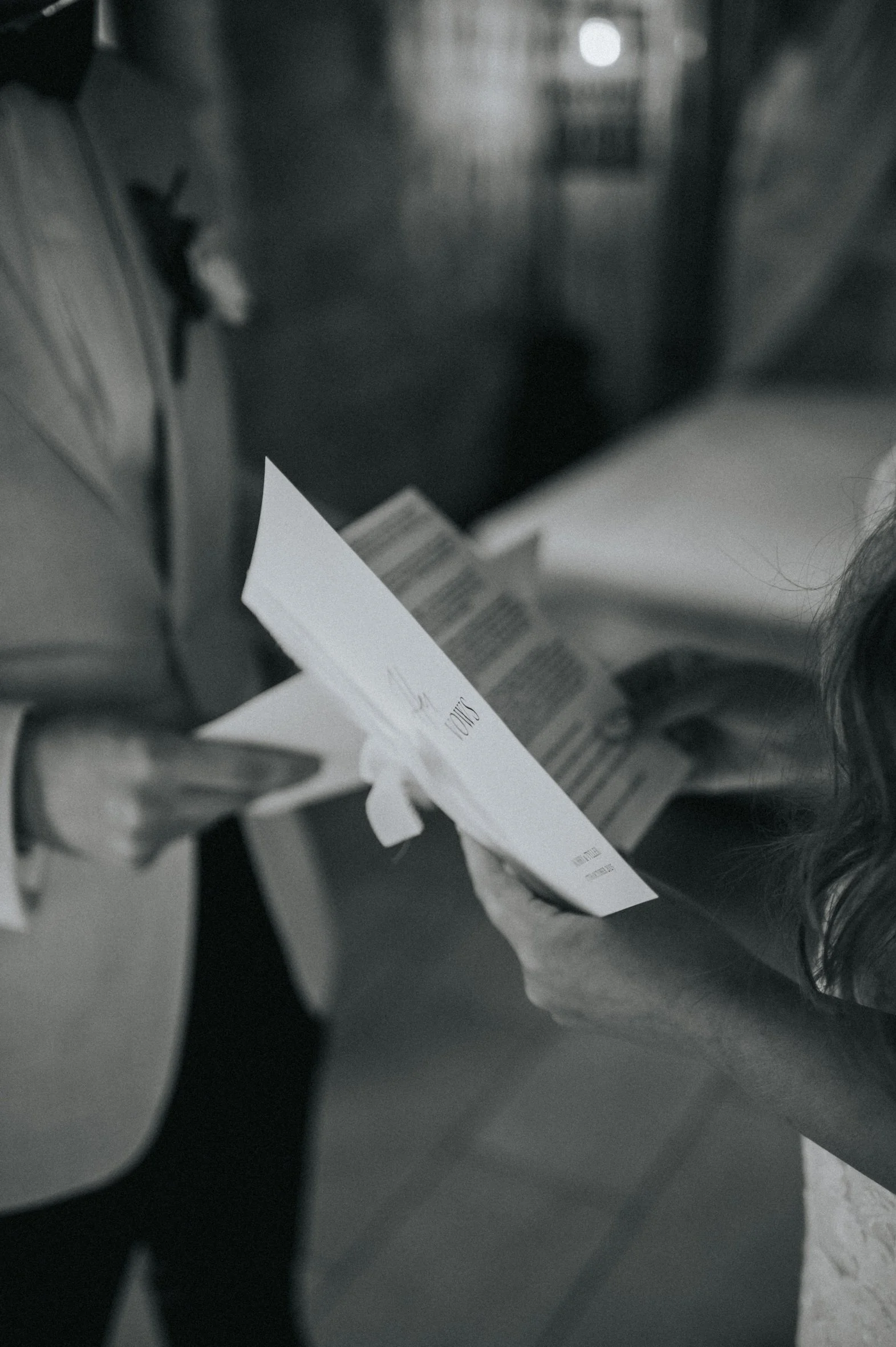 First look bride and groom