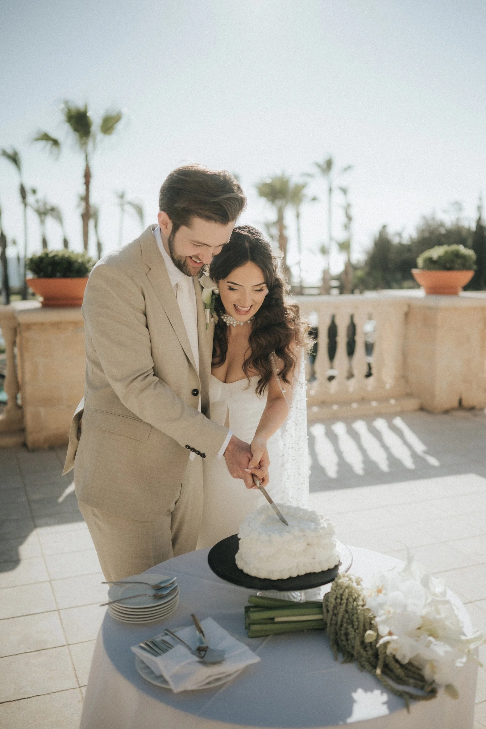 Cake cut Elysium Hotel