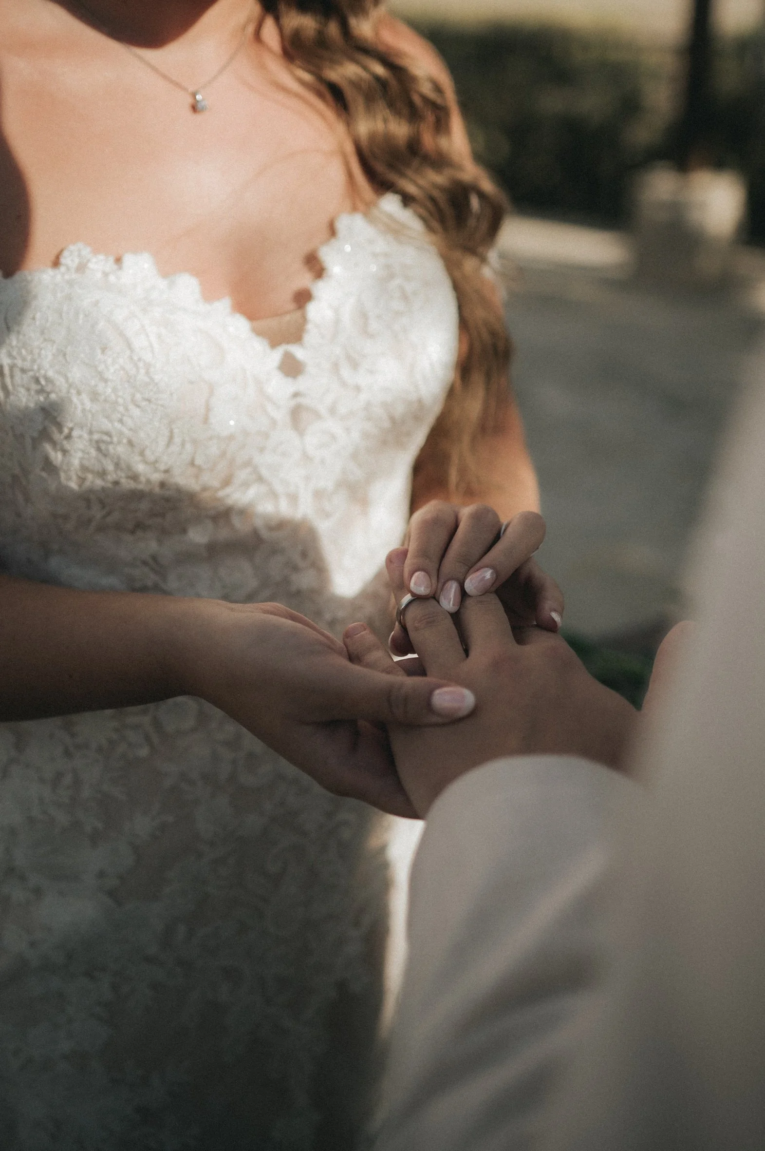bride and groom getting married in Cyprus at Liopetro