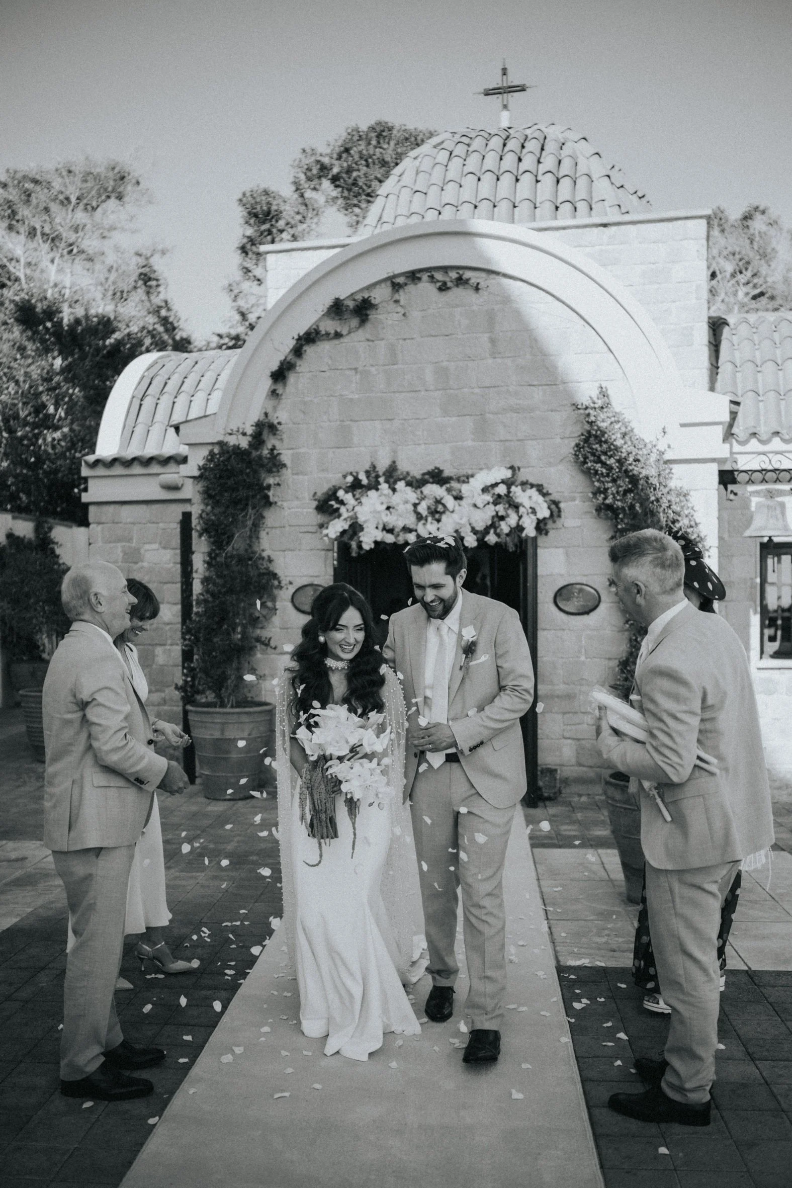 Bride getting ready at the Elysium Hotel