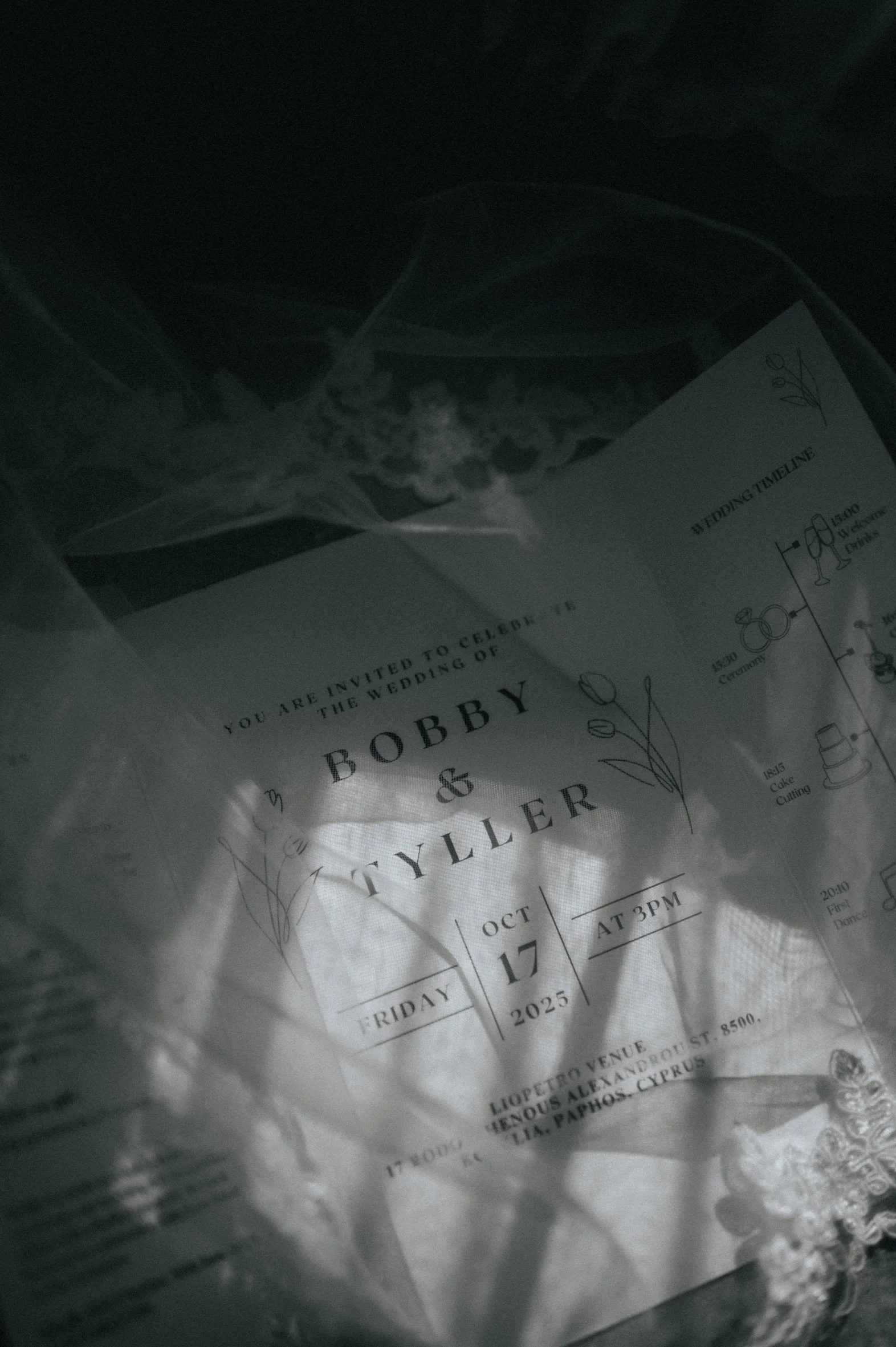 Liopetro wedding invite