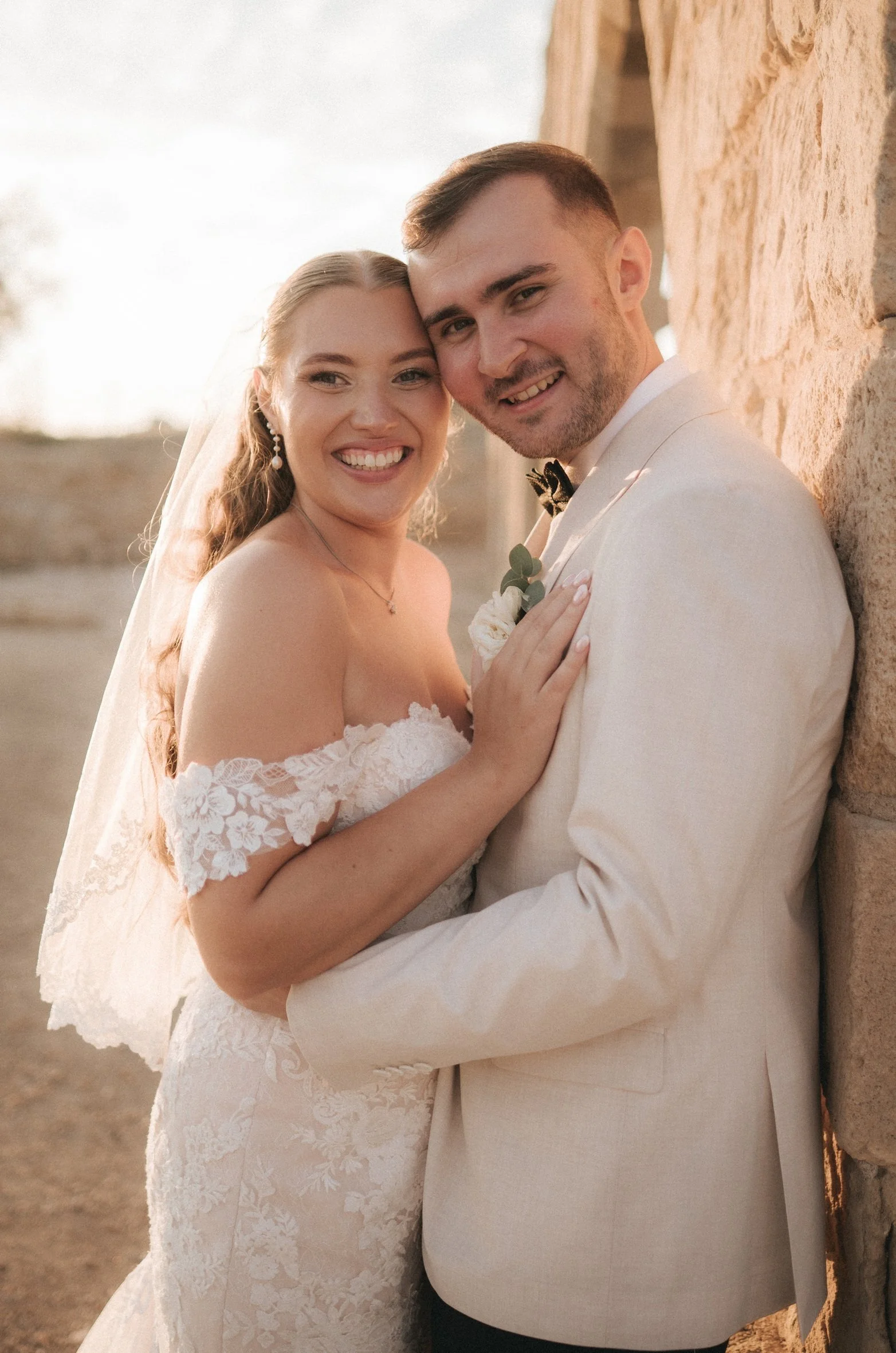 Wedding couple at liopetro wedding venue