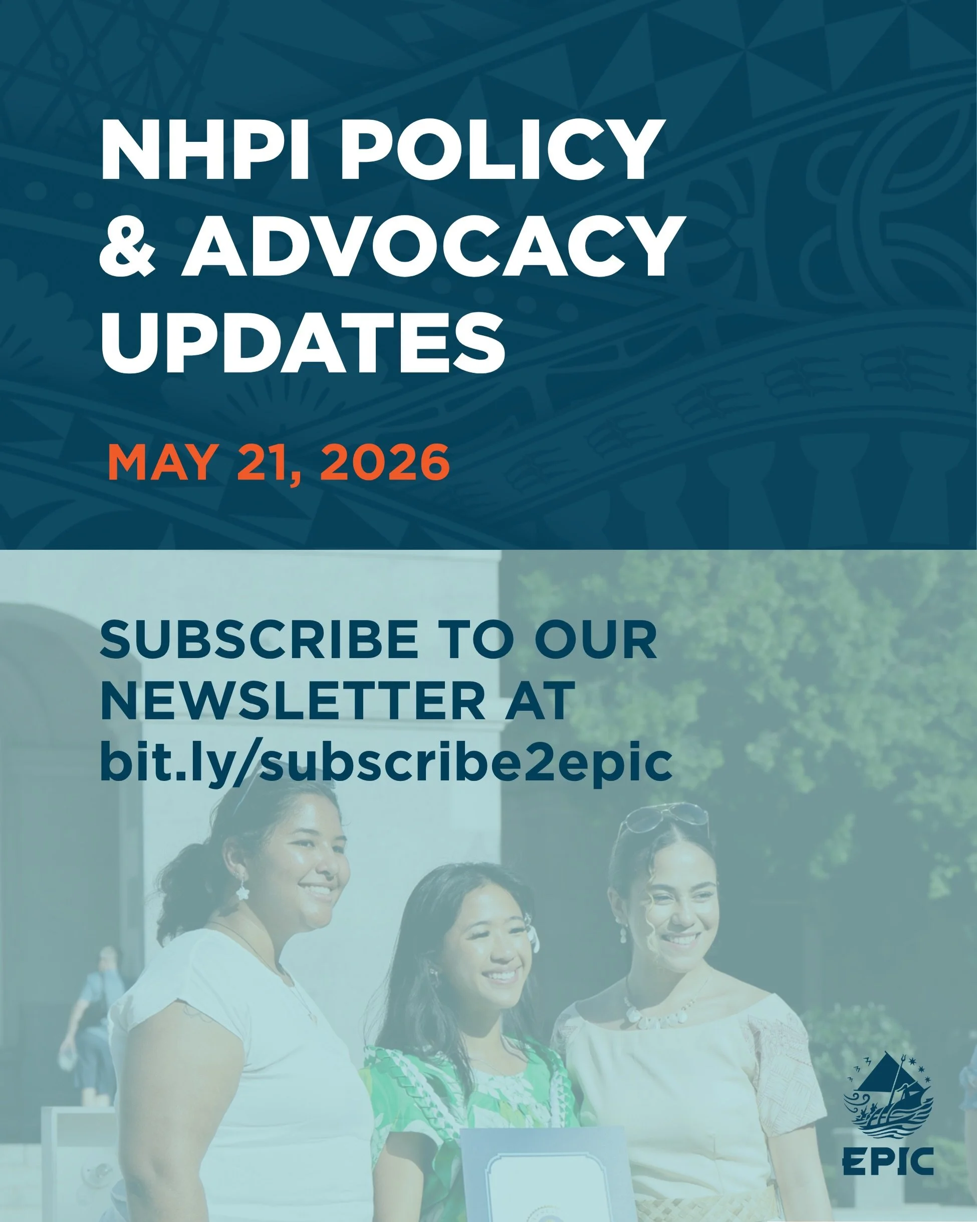Stay up to date with NHPI advocacy and policy by following us and signing up for our newsletter at the link in our bio! Be sure to also look out for our reposts and stories where we reshare policy and advocacy news. 

Empowering Pacific Islander Comm