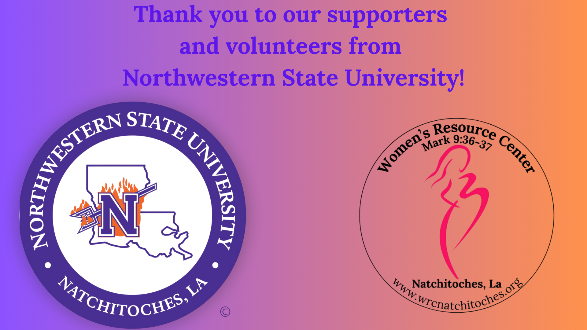 Thank you to our supporters and volunteers from Northwestern State University (3).png