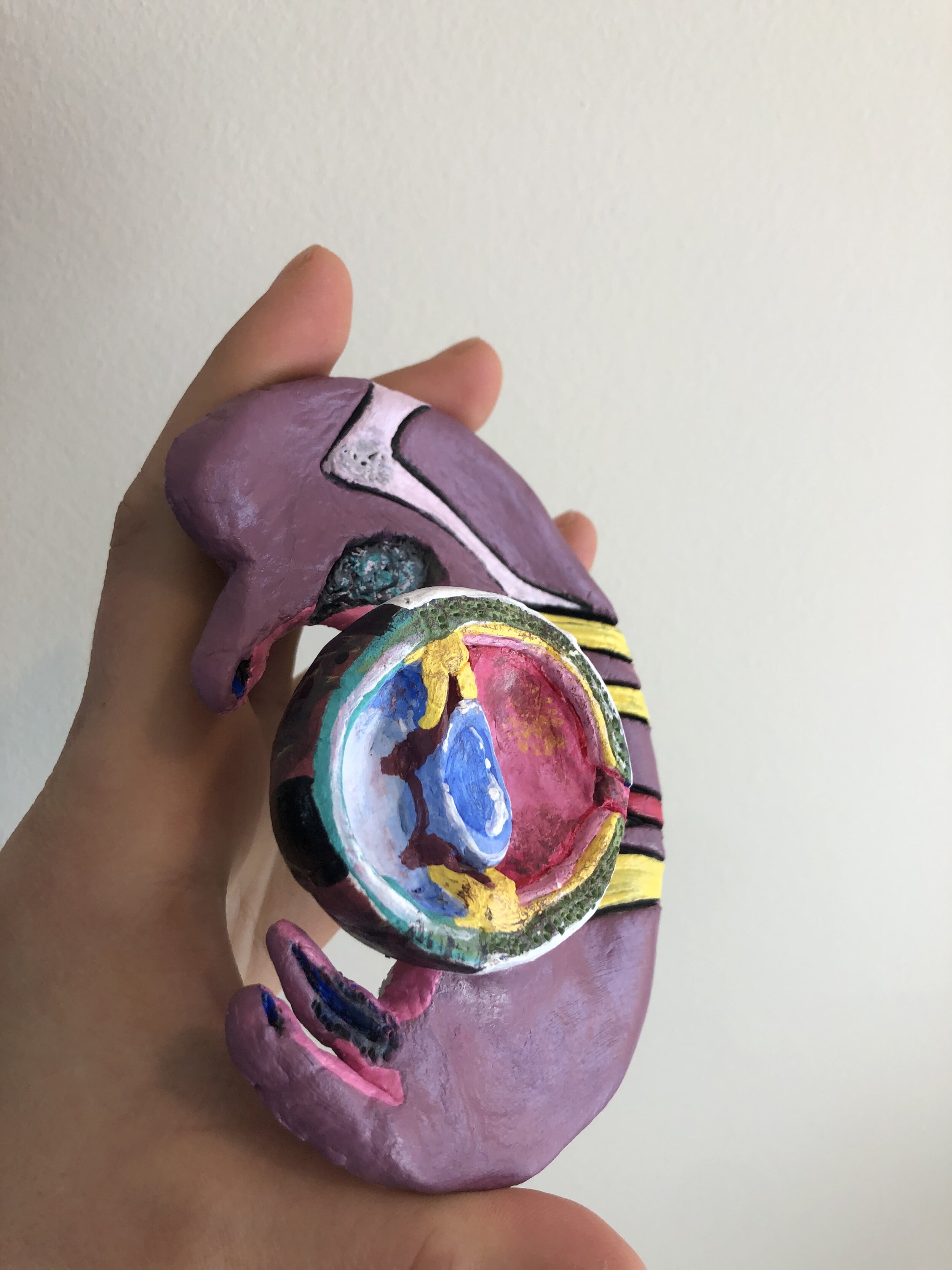 An addition I made later of the outer anatomy of the eye cavity.