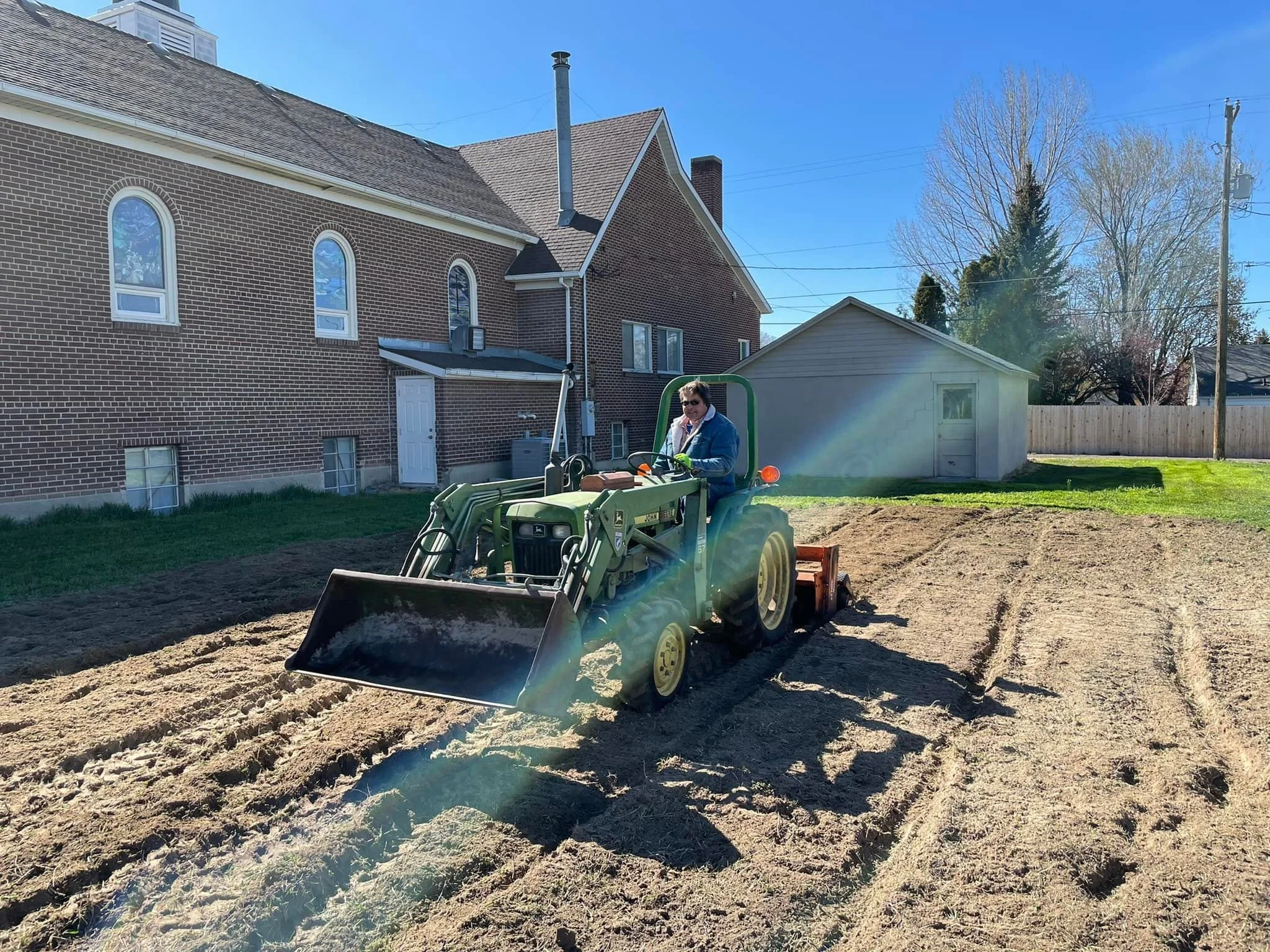 Community Garden work begins - April 2022