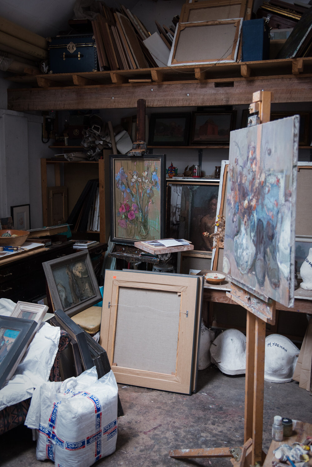 Martin Yeoman's studio and still life