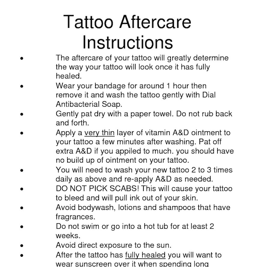 How To Take Care Of Your Tattoo in 5 Easy Steps The Ultimate Guide To   MrInkwells