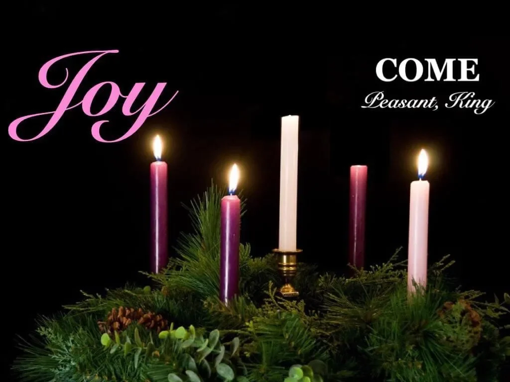 Advent 3, Rose/Joy Sunday