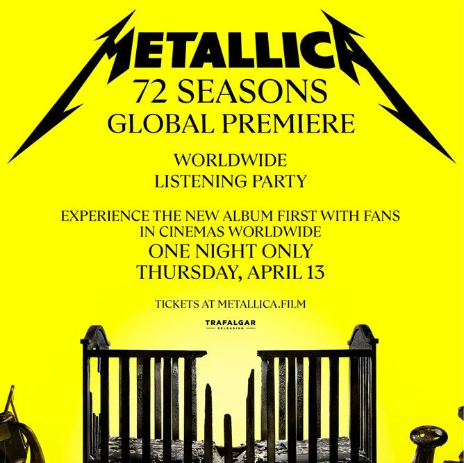 Metallica ‘72 Seasons Global Premiere’ Coming To Cinemas Worldwide