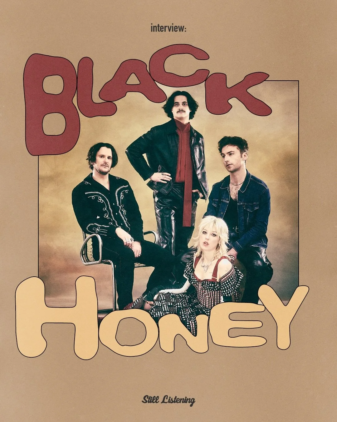 Brighton-based Black Honey reflect on the making of Soak and shed light on the trials and tribulations of trying to succeed in an unforgiving industry.

Read the full interview on our website 🔗

Words: @serenna_z07 
Photography: @frankfieber 

#blac