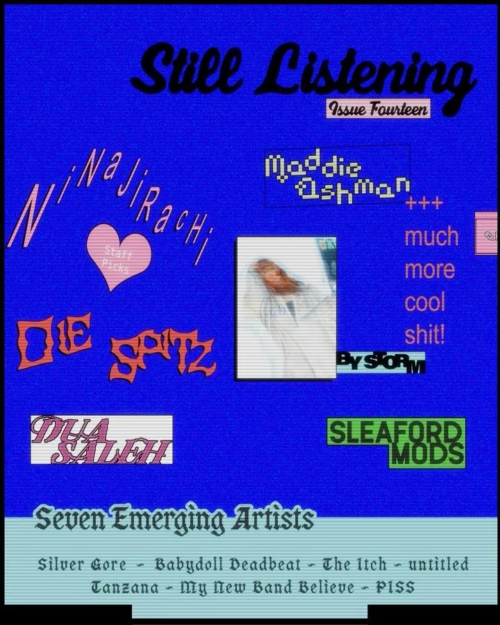 Still Listening Magazine Issue Fourteen is out now! Grab a copy at the link in our bio 🔗

It&rsquo;s the best magazine you&rsquo;ll ever buy we promise. 💕