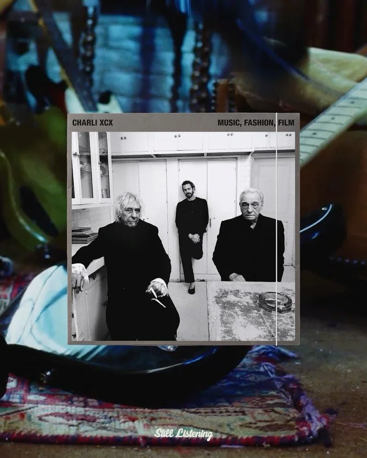 Charli XCX has announced her new album, Music, Fashion, Film, but it&rsquo;s the artwork that&rsquo;s got people talking.

The cover features three men: John Cale, Martin Scorsese and Marc Jacobs, representing the album&rsquo;s three creative pillars