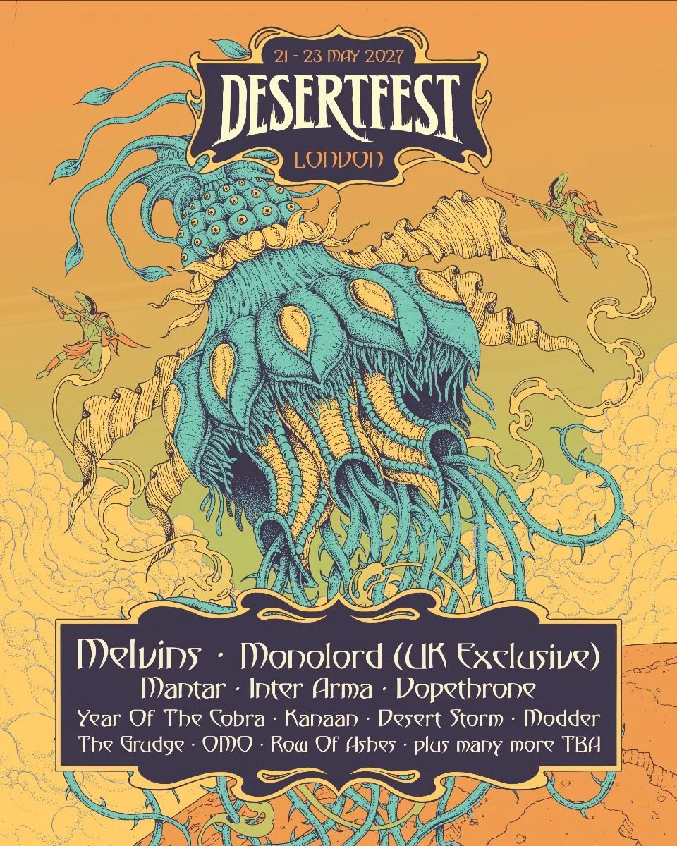 Desertfest London announces first headliners Melvins for 2027