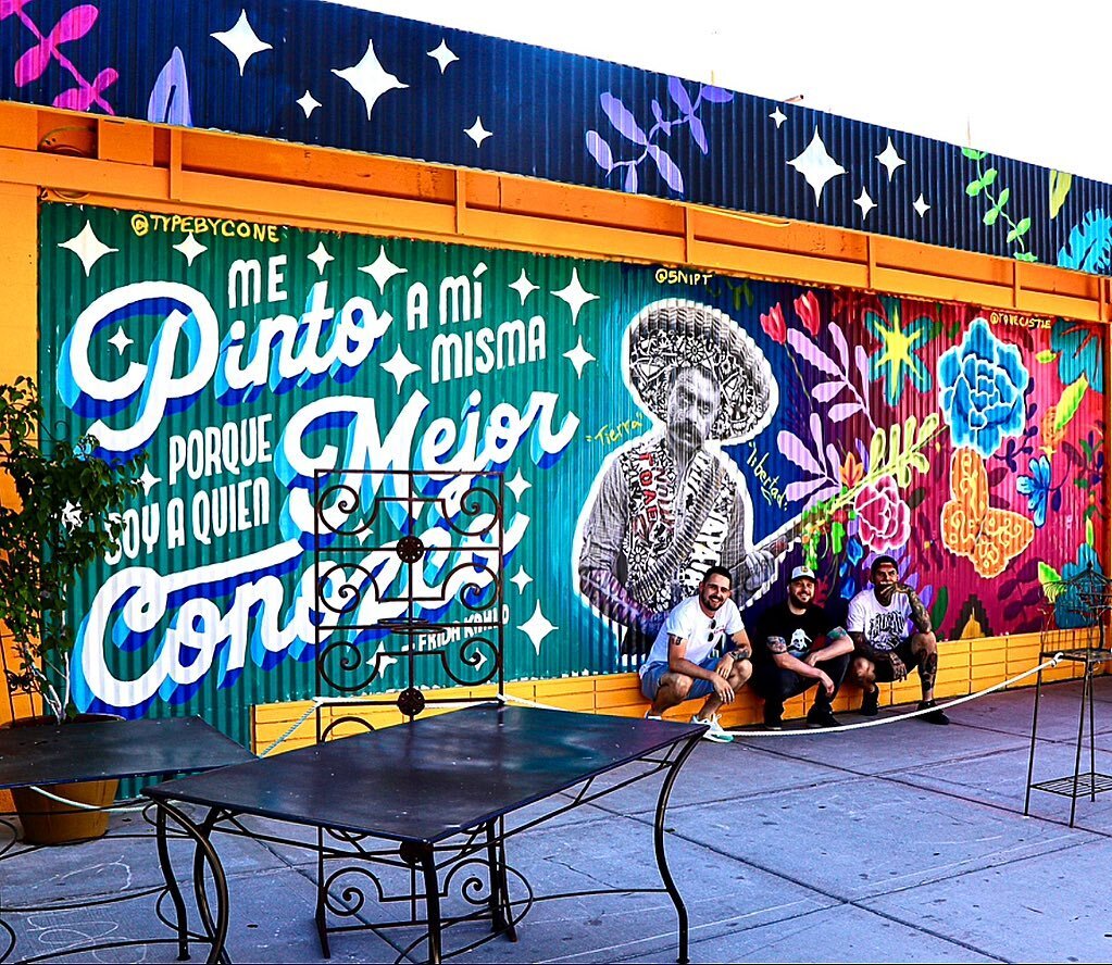 Happy #cincodemayo! 
.
.
If you are off to celebrate and you somewhat enjoy looking at  some of my art, why not visit these killer spots?
.
Slide 1: @officialcasadonjuanlv in DTLV. Collab with @tonecastle and @typebycone 
.
Slide 2: @servehzah collab