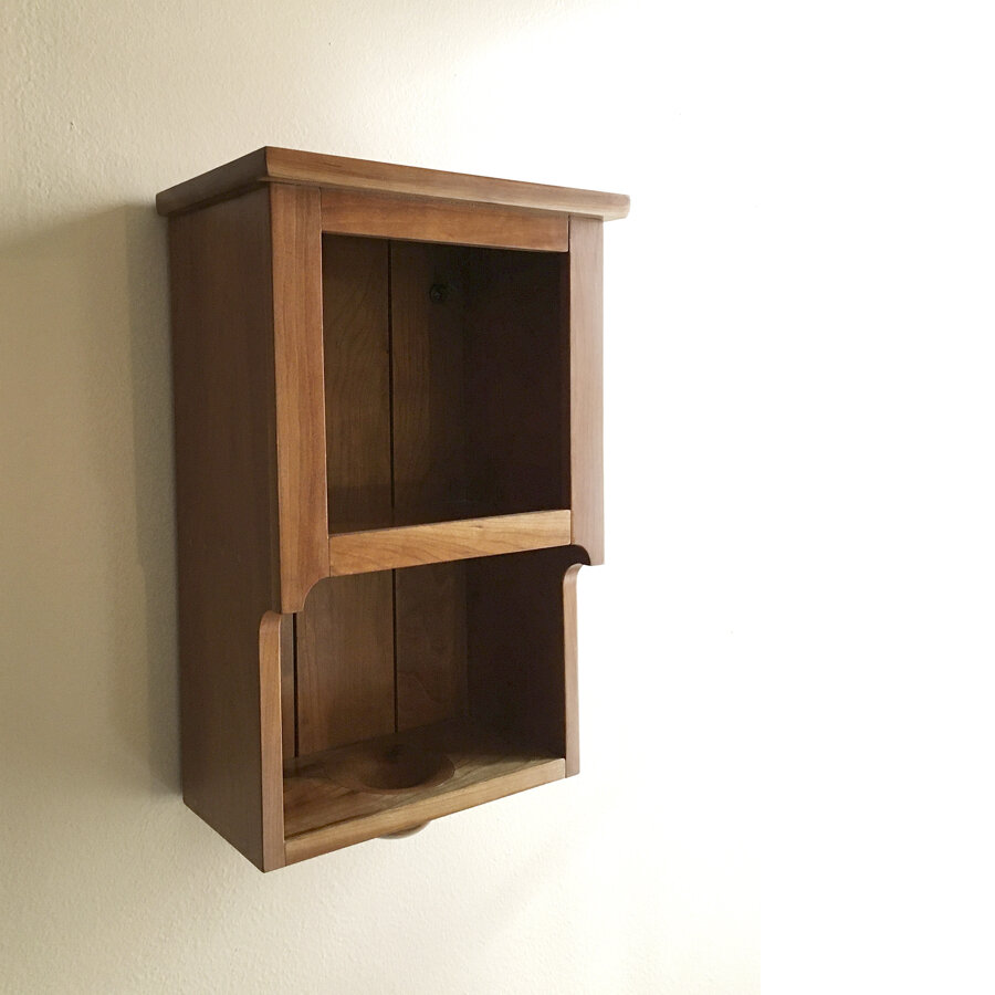 Small Open Dimple Cabinet