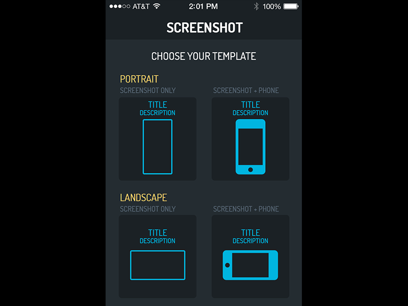 Screenshots app: Make Screenshots for the App Store from your phone
