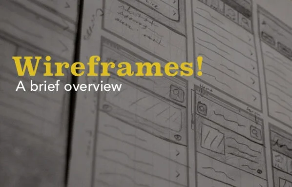 Wireframes - a brief overview : talk from PARISOMA
