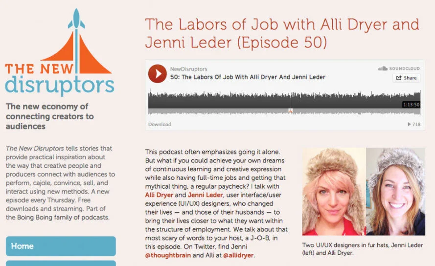 The New Disruptors podcast with Glenn Fleishman