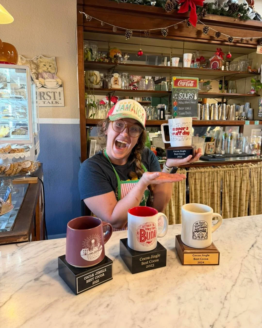 Congratulations to our 🏆 2025 Cocoa Jingle Best Cocoa winner Buda Soda Fountain! Thank you to everyone for participating 🥳