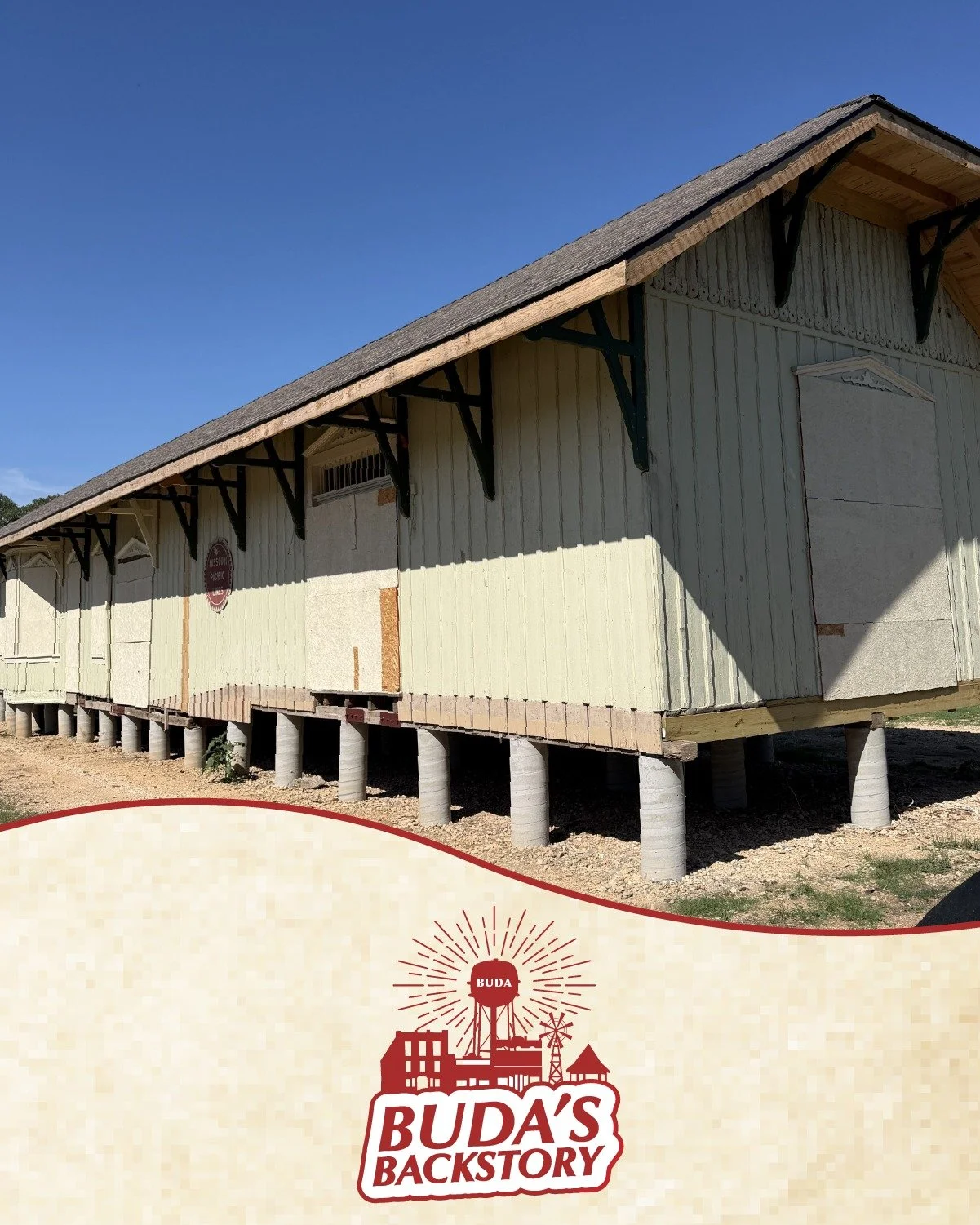 Buda&rsquo;s Backstory: Historic Train Depot 🚉

During Historic Preservation Month, we&rsquo;re spotlighting the Buda Historic Train Depot &mdash; a longtime piece of Buda history now being restored along the Downtown Greenbelt.

Take a trip through