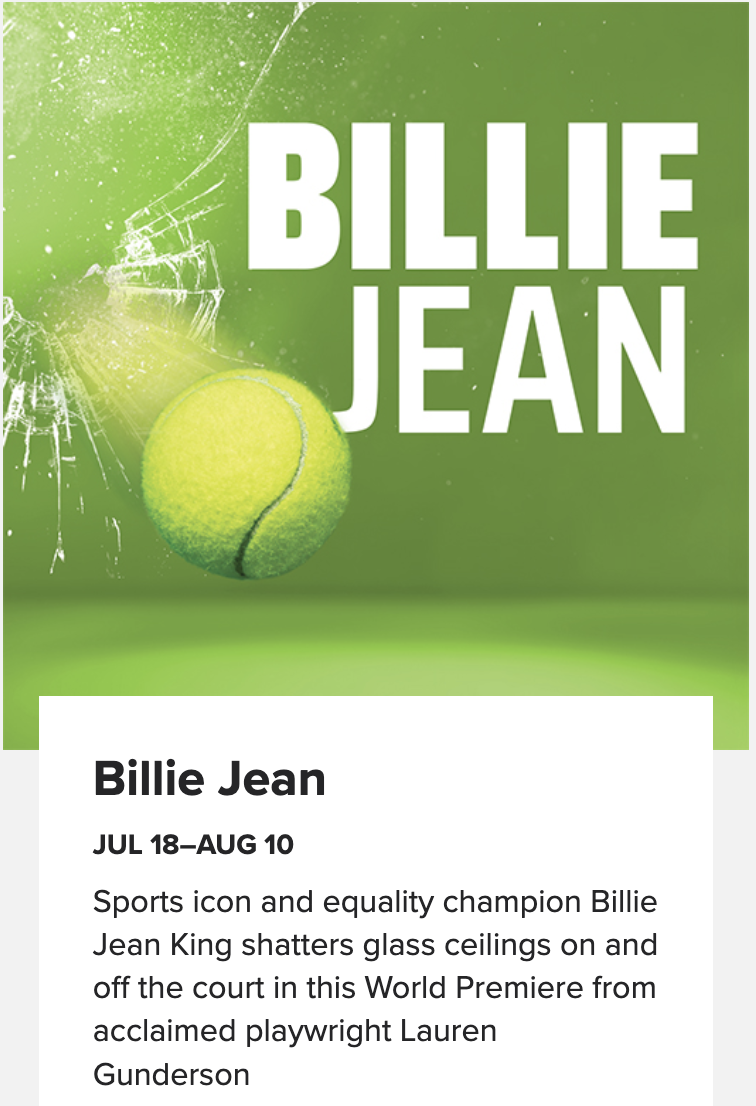 BILLIE JEAN launches at Chicago Shakes!