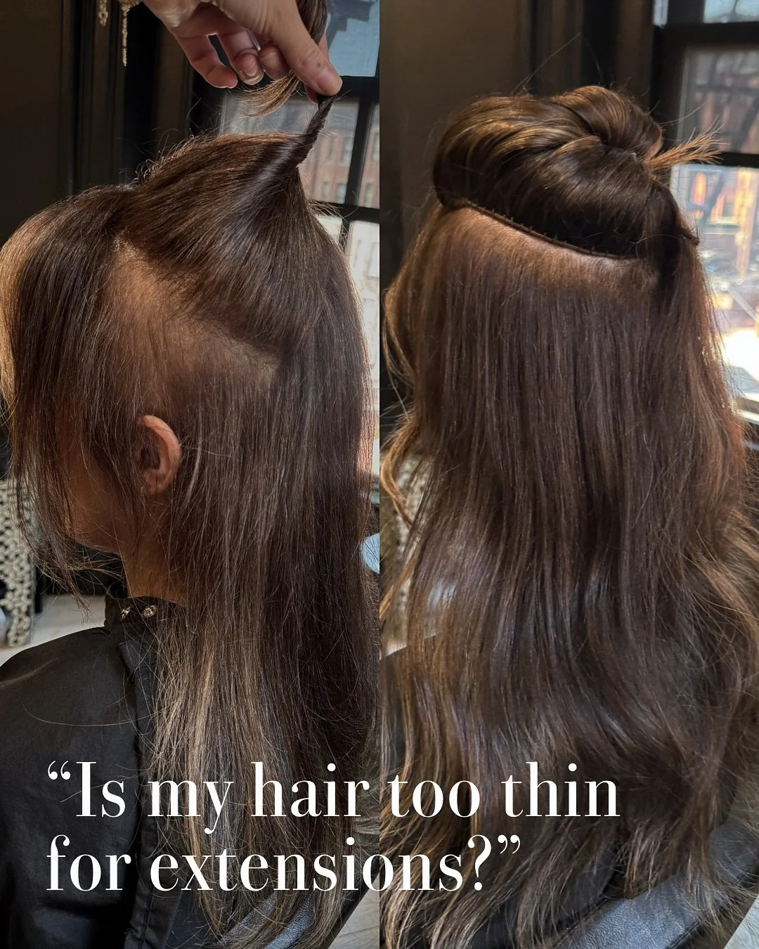 Let&rsquo;s talk about hair loss: most of the women who sit in my chair for hair extensions are looking for volume. But some have substantial hair loss due to alopecia, menopause, postpartum, trichotillomania and more. They always worry they have &ld