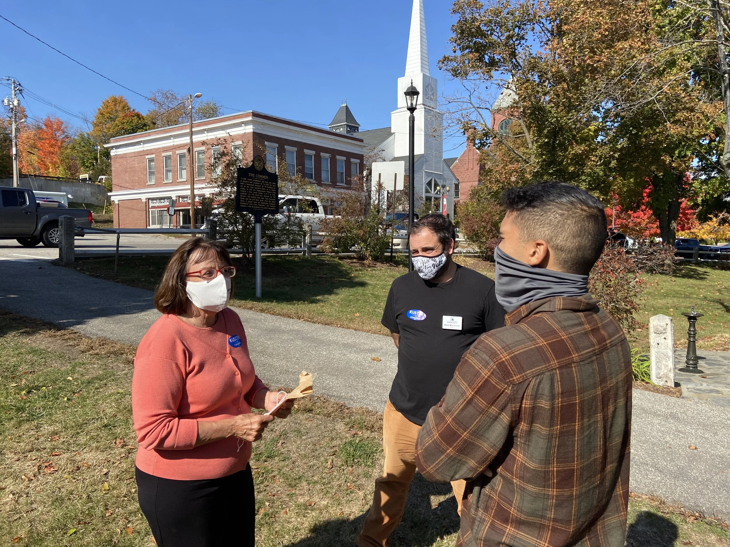 Kuster In Plymouth Area Visit Meets With Supporters