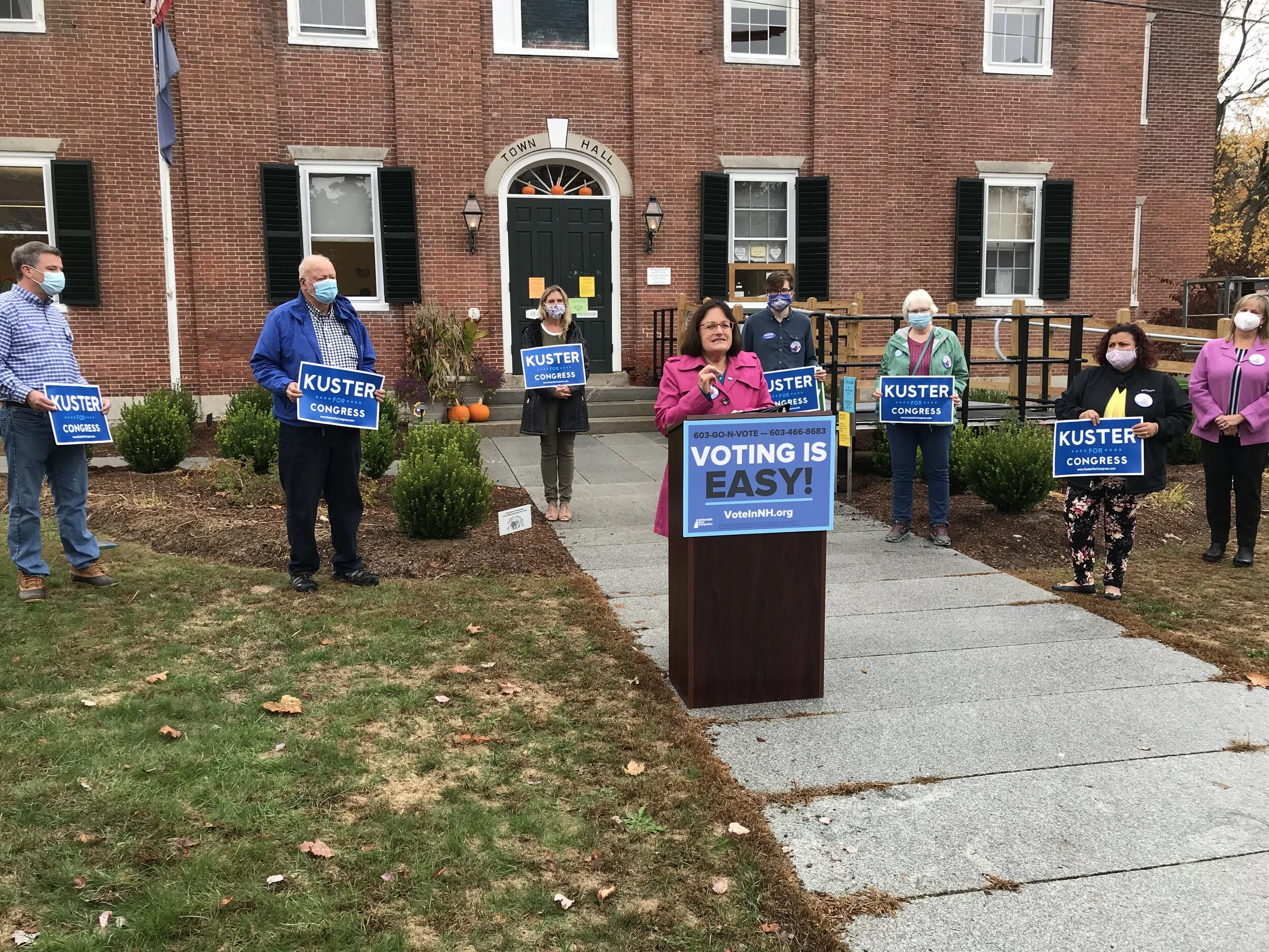 Kuster Visits Small Businesses In Amherst and Milford, Discusses Voting