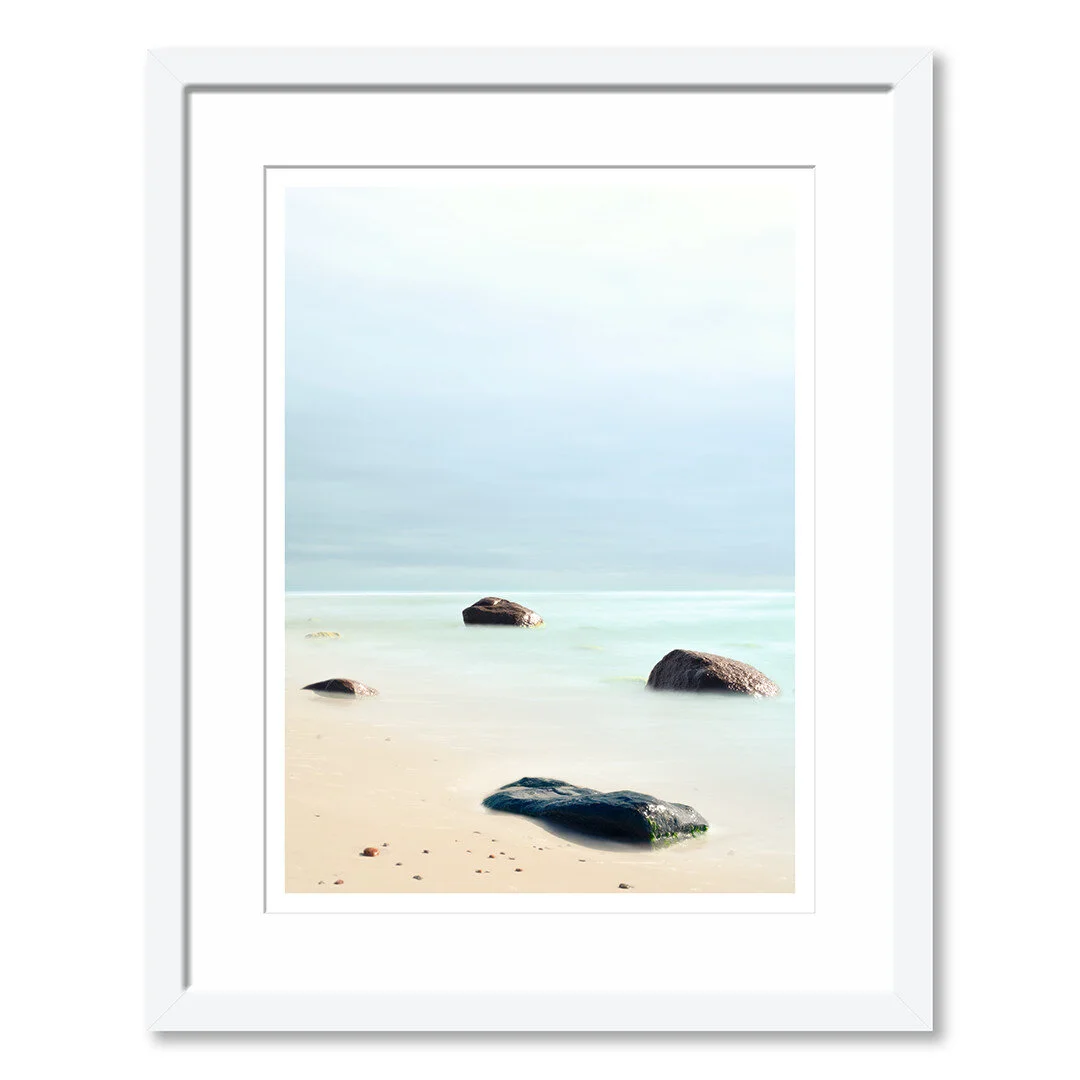 Framed print with passe-partout…