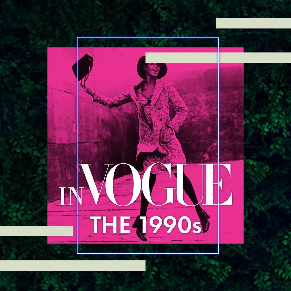 🎙While working on the new design, we also starting working with the @condenast team on Vogue&rsquo;s new podcast &ldquo;In Vogue  The 1990&rsquo;s&rdquo; &bull; Mixed by the ever talented @alexjbritten 🎙