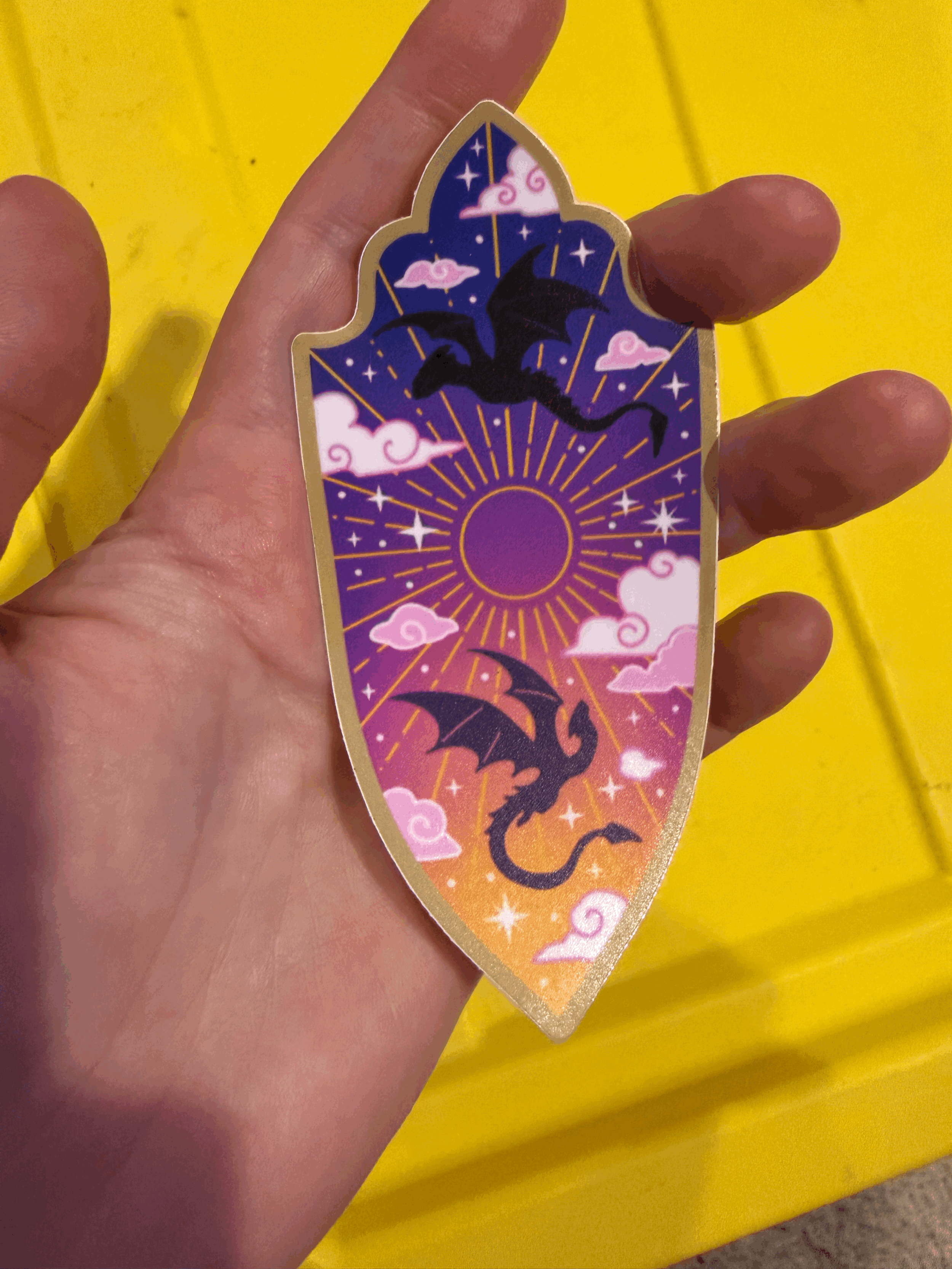 2 Dragon Shield Sticker