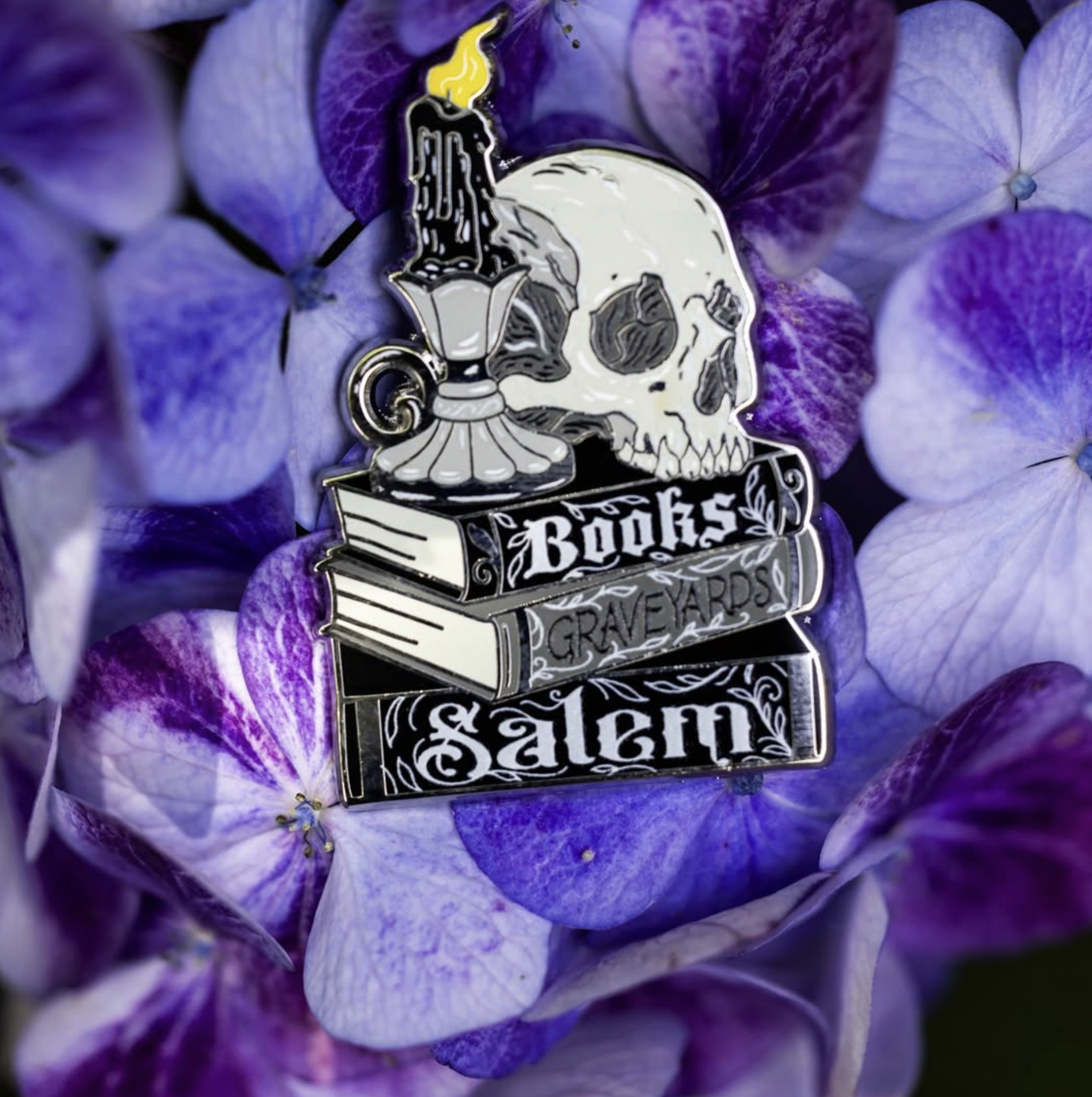 Skull Books Graveyards Salem- Gold Variant