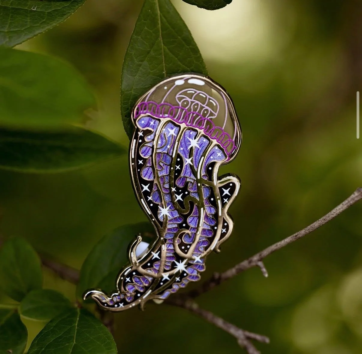 Sea Nettle Jellyfish Pin