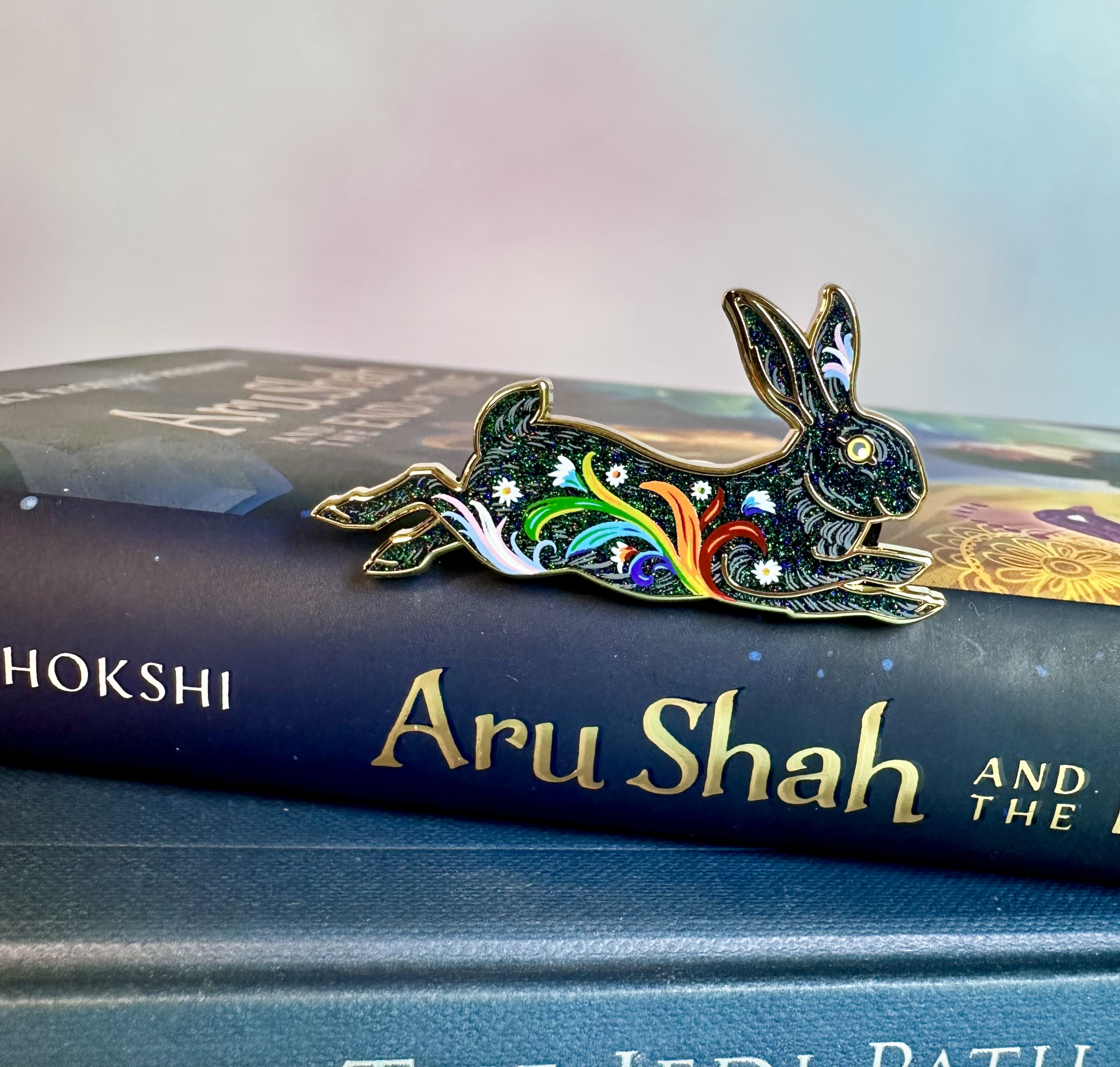 Rainbow PRIDE Rabbit Pin