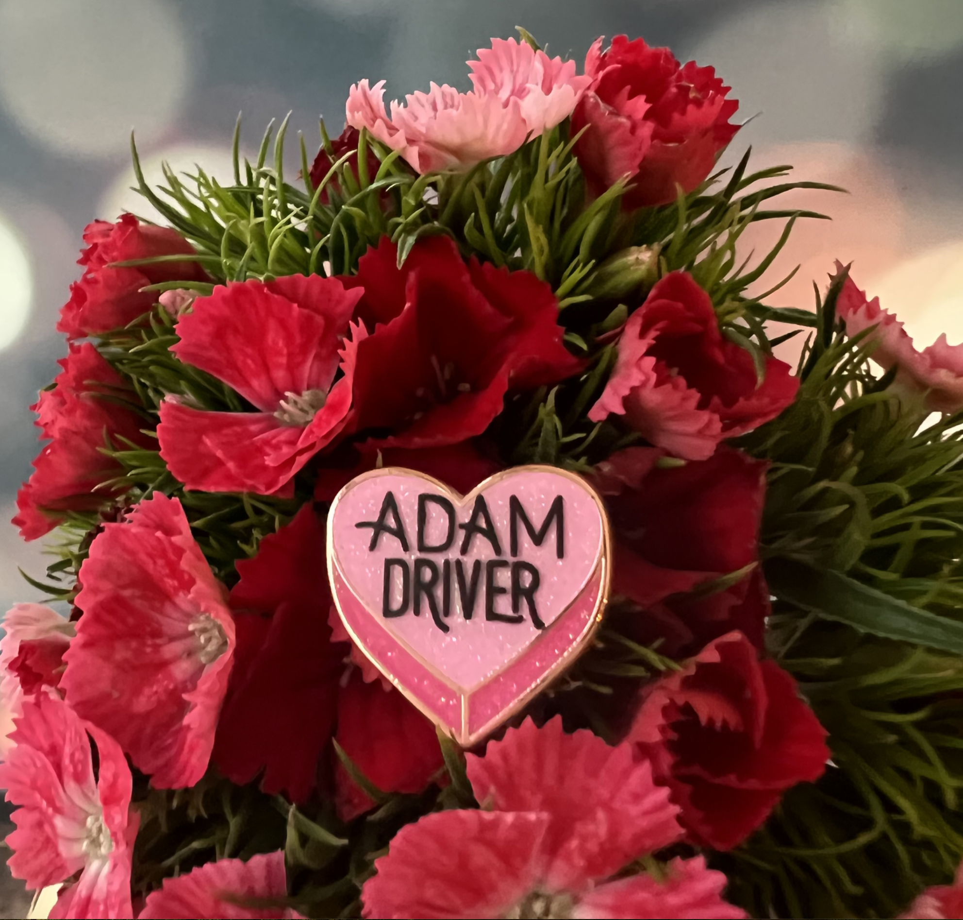 Adam Driver Heart Pin