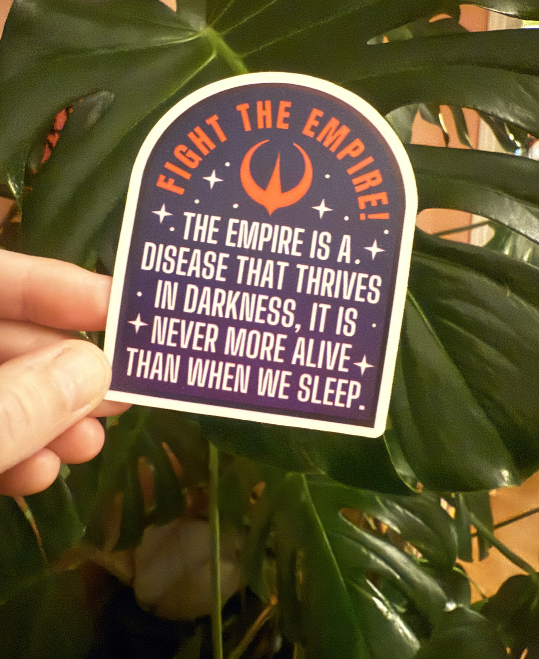 Fight the Empire Sticker