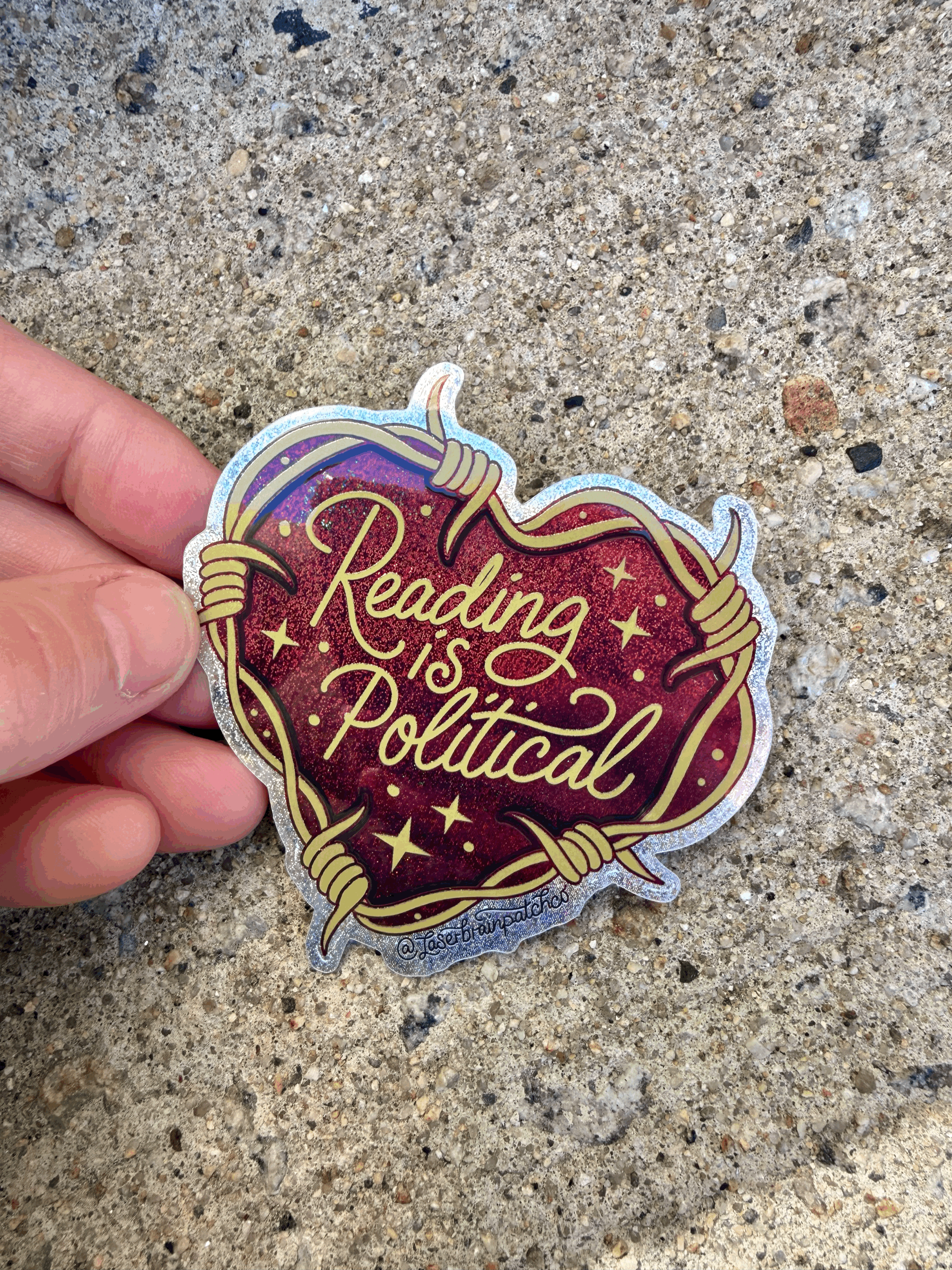 Reading is Political Sticker