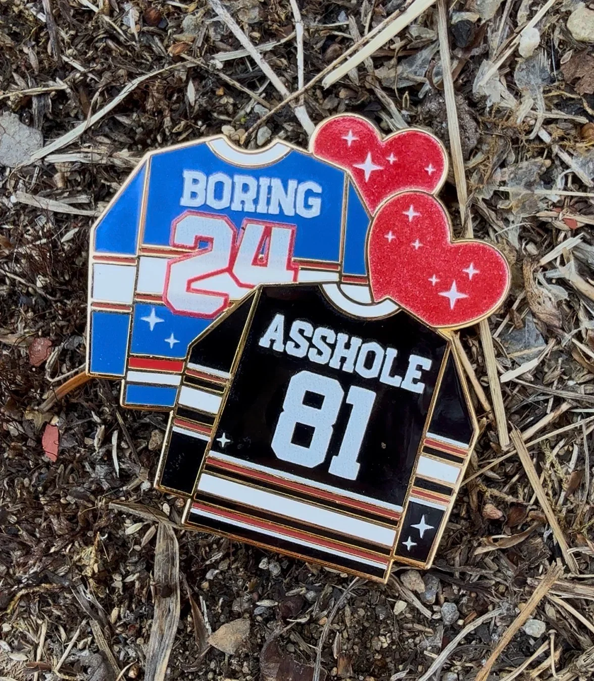 Boring ***hole Jersey Pin