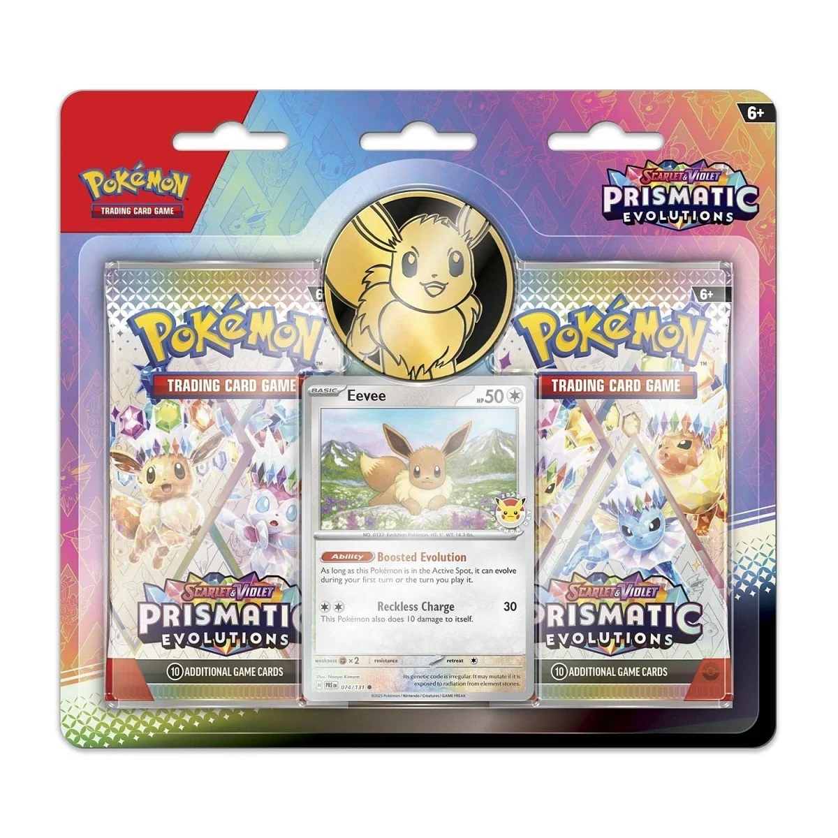 Pokemon Scarlet & Violet Prismatic Evolutions 2 Pack Blister